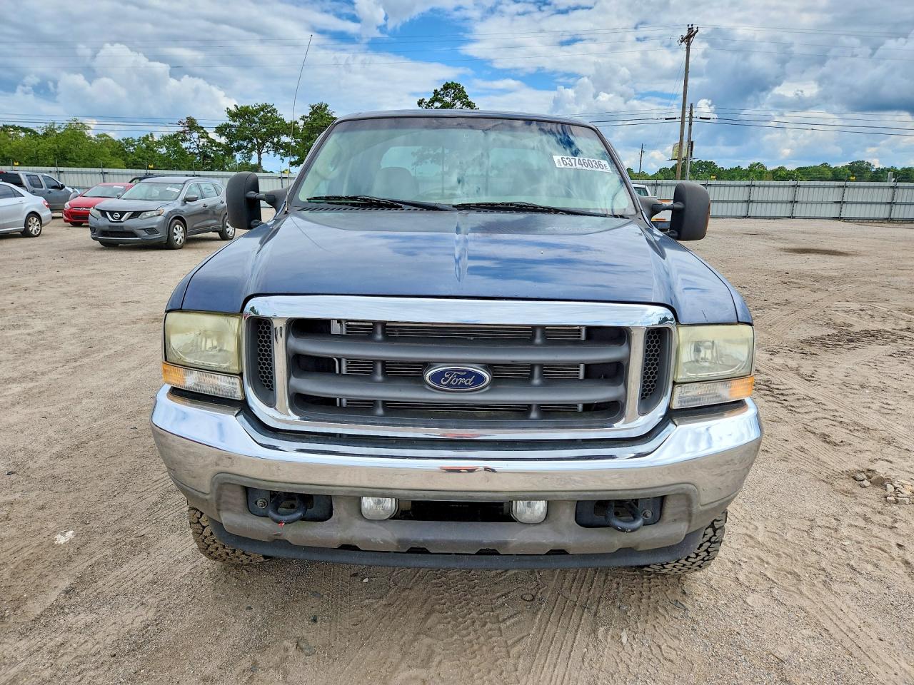 2004 Ford F350 Srw Super Duty Blue vin: 1FTSW31P44EB00194
