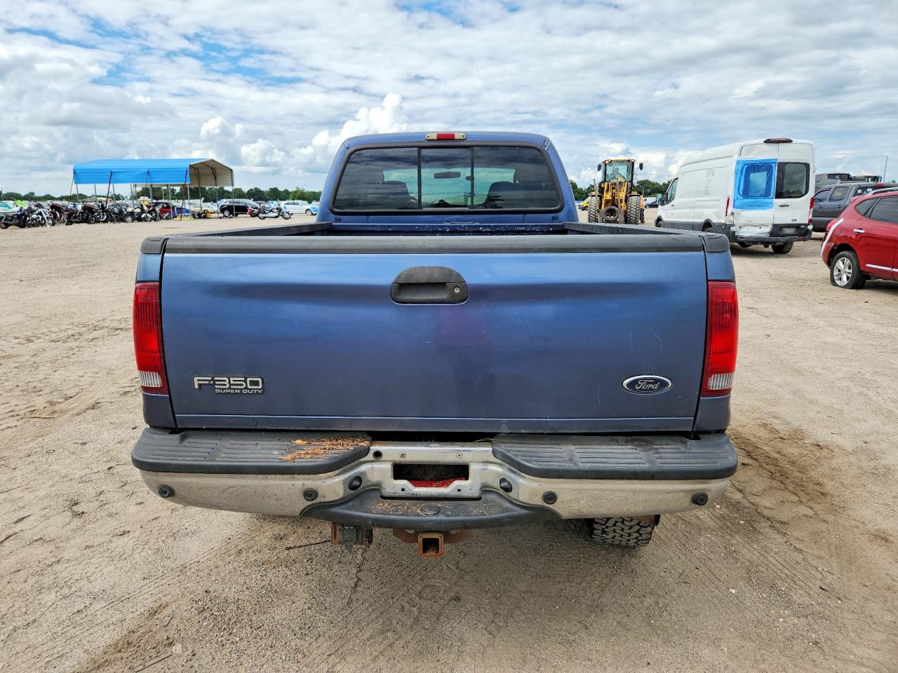 2004 Ford F350 Srw Super Duty Blue vin: 1FTSW31P44EB00194