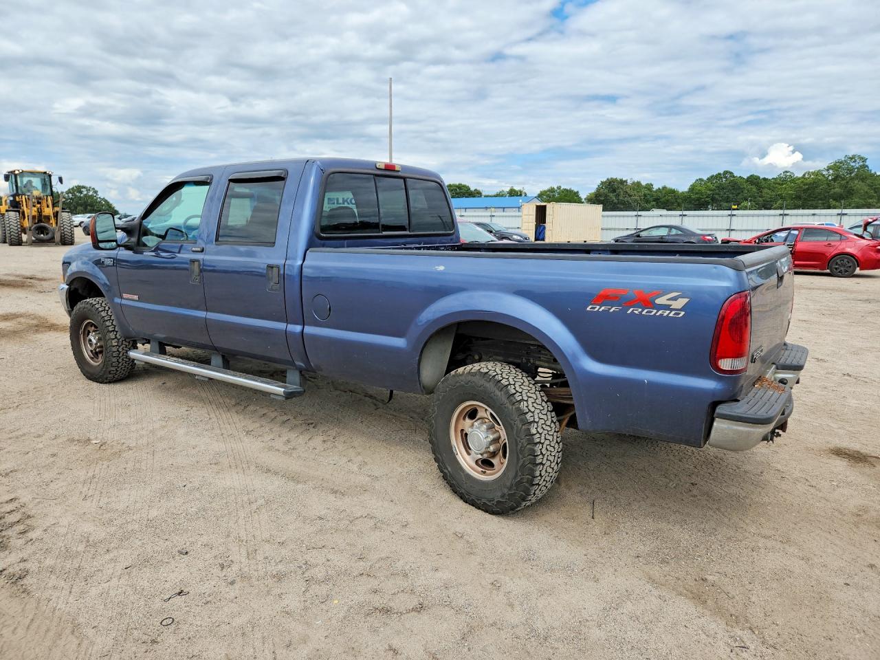 2004 Ford F350 Srw Super Duty Blue vin: 1FTSW31P44EB00194