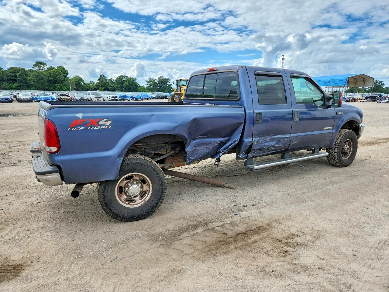2004 Ford F350 Srw Super Duty Blue vin: 1FTSW31P44EB00194