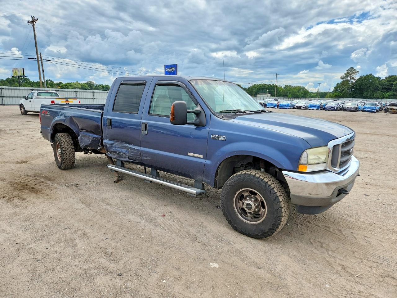 2004 Ford F350 Srw Super Duty Blue vin: 1FTSW31P44EB00194
