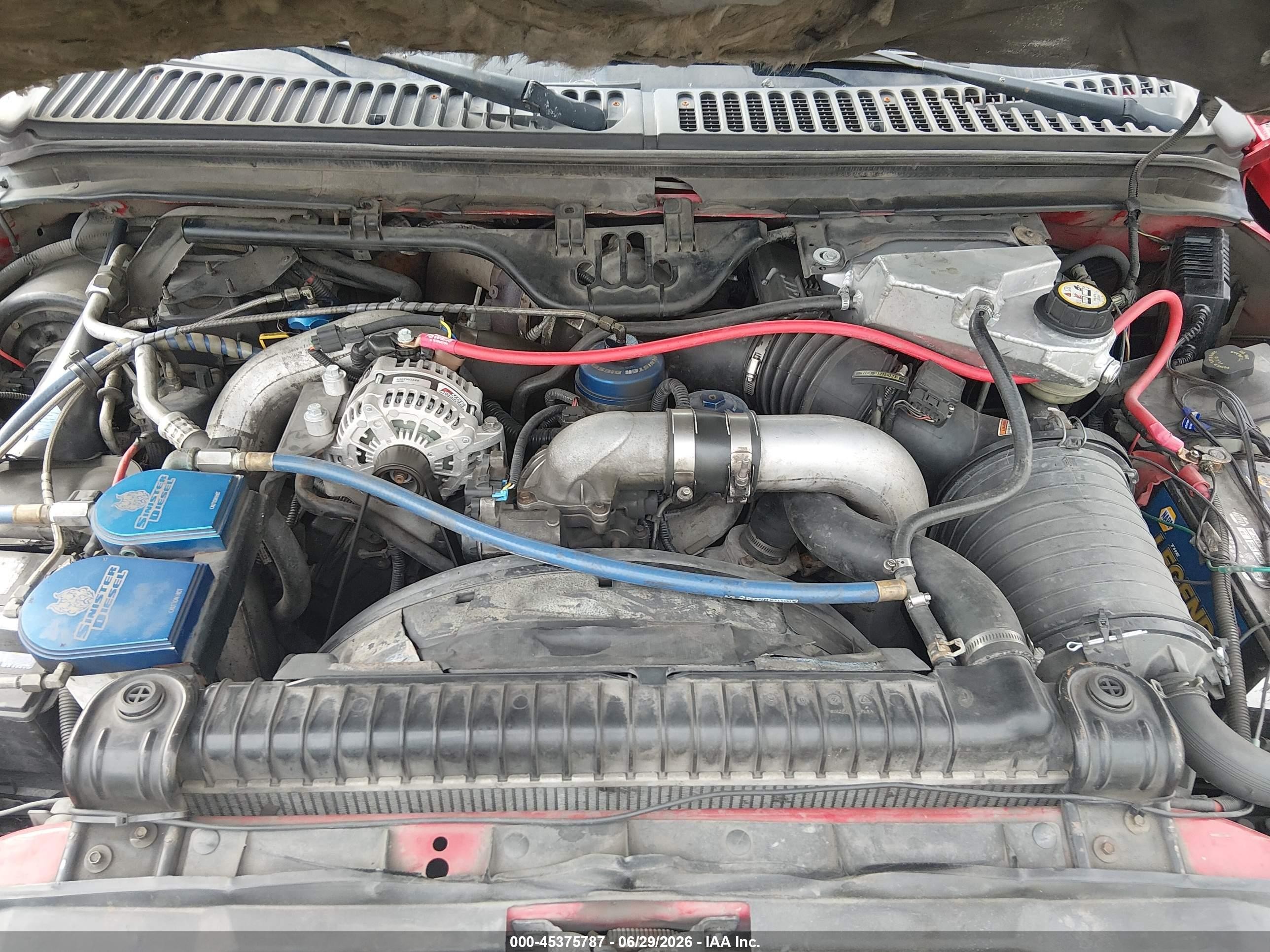 2004 Ford F-350 Lariat/xl/xlt Red vin: 1FTSW31P44EB61075