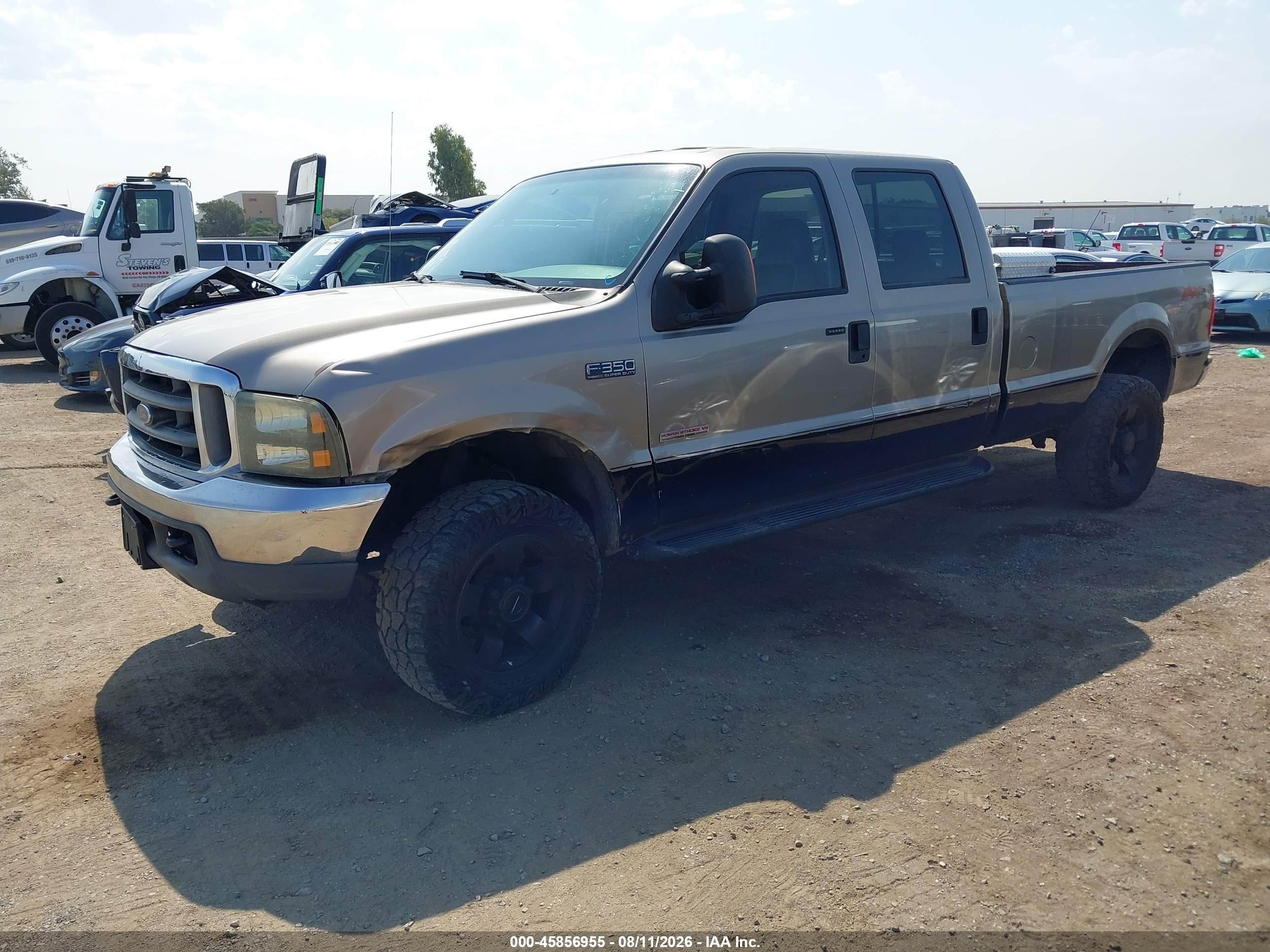 2004 Ford F-350 Lariat/xl/xlt Gold vin: 1FTSW31P44ED38207