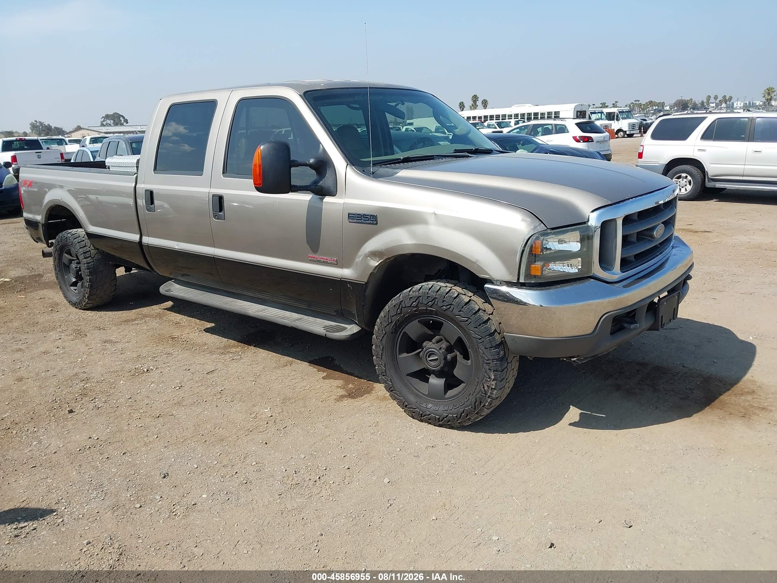 2004 Ford F-350 Lariat/xl/xlt Gold vin: 1FTSW31P44ED38207