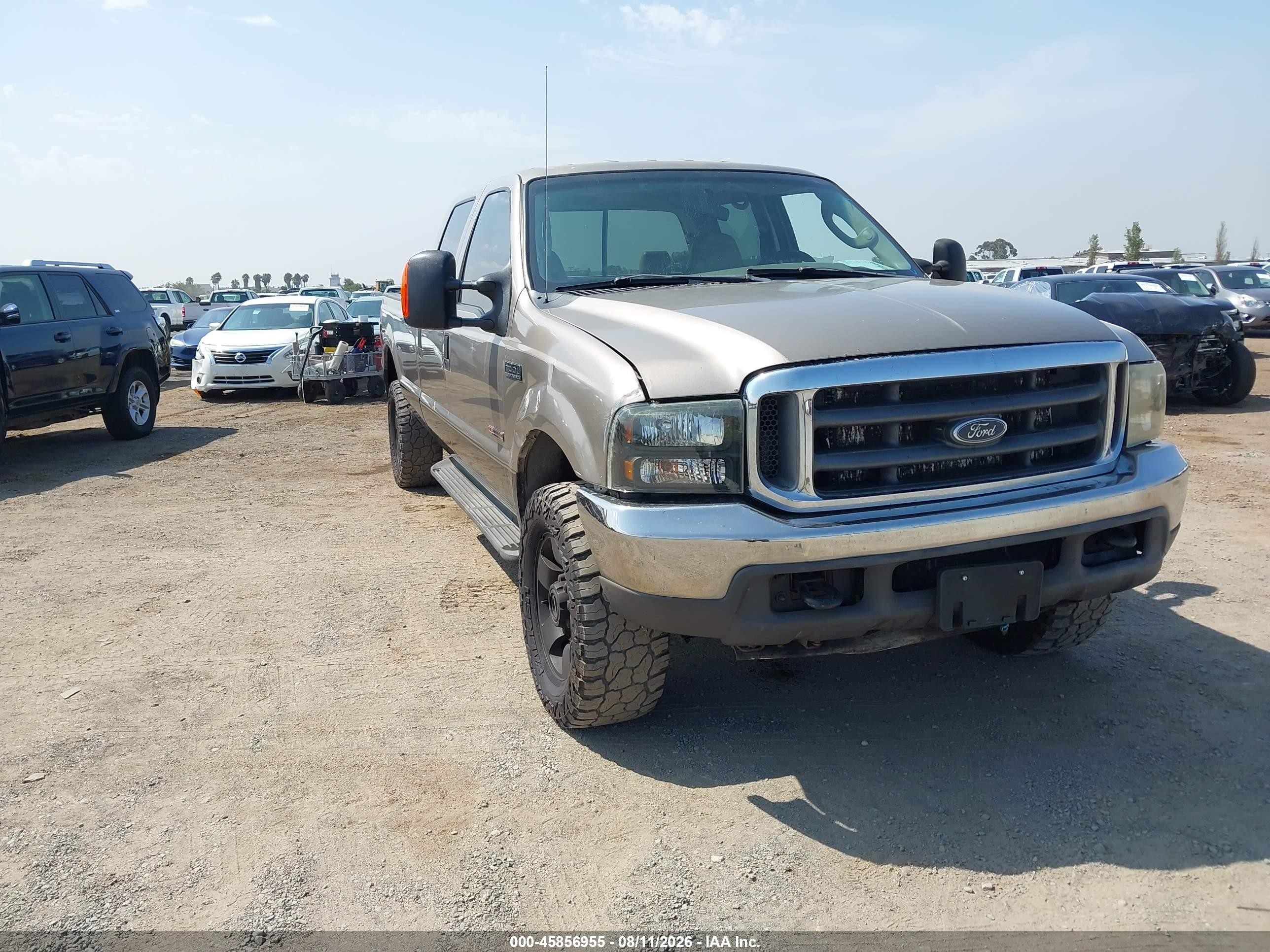 2004 Ford F-350 Lariat/xl/xlt Gold vin: 1FTSW31P44ED38207