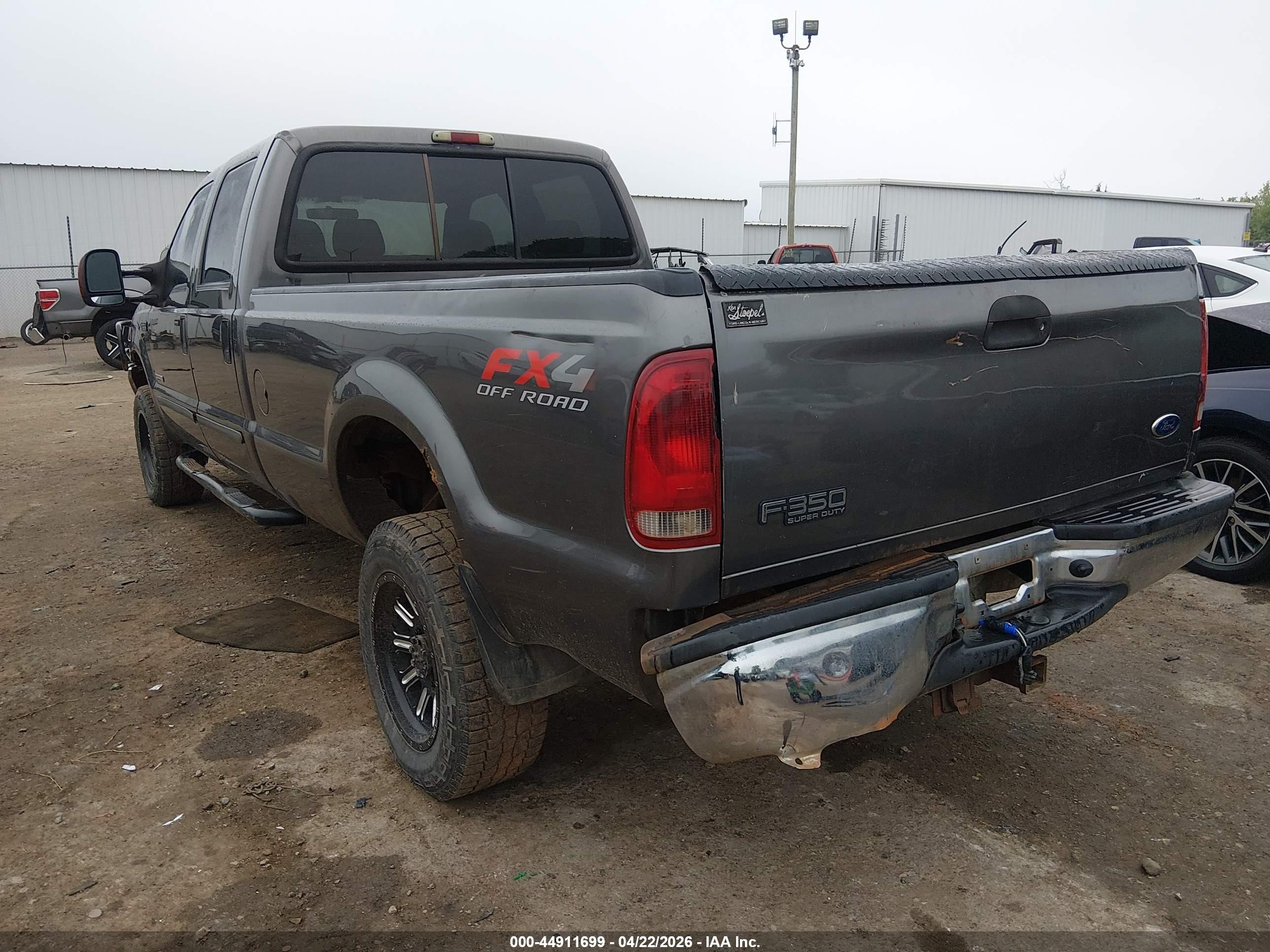 2004 Ford F-350 Lariat/xl/xlt Gray vin: 1FTSW31P44ED89173