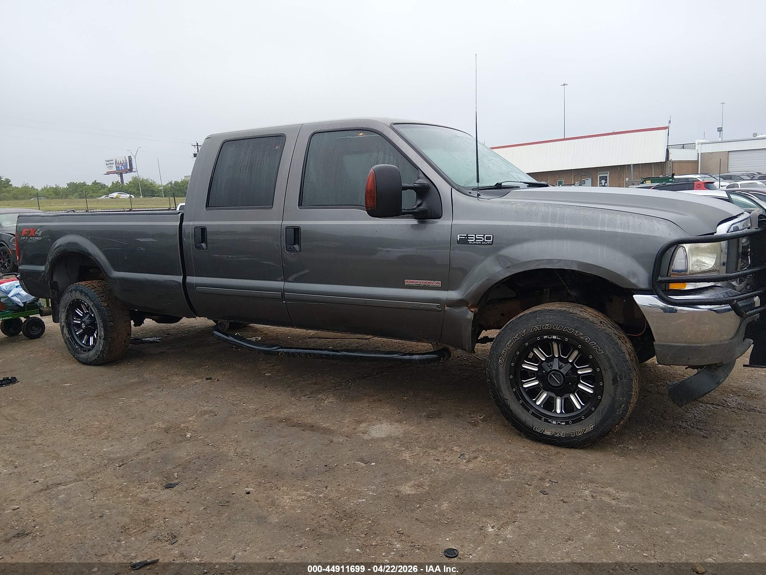 2004 Ford F-350 Lariat/xl/xlt Gray vin: 1FTSW31P44ED89173
