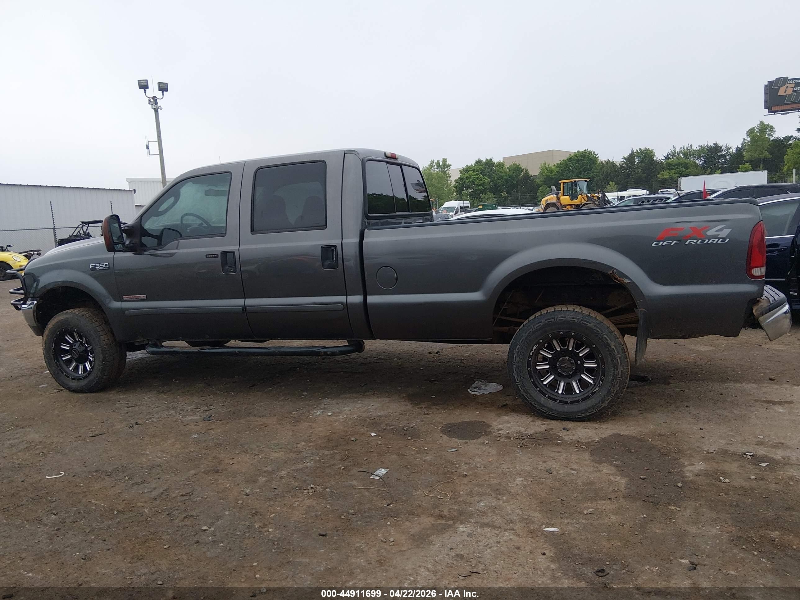 2004 Ford F-350 Lariat/xl/xlt Gray vin: 1FTSW31P44ED89173
