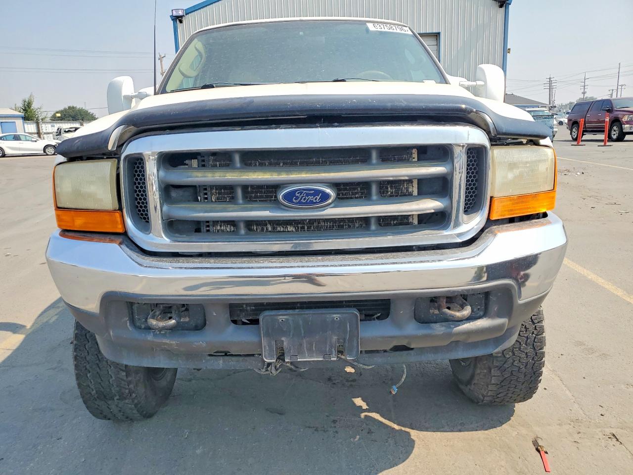 2003 Ford F350 Srw Super Duty White vin: 1FTSW31P53EB47992