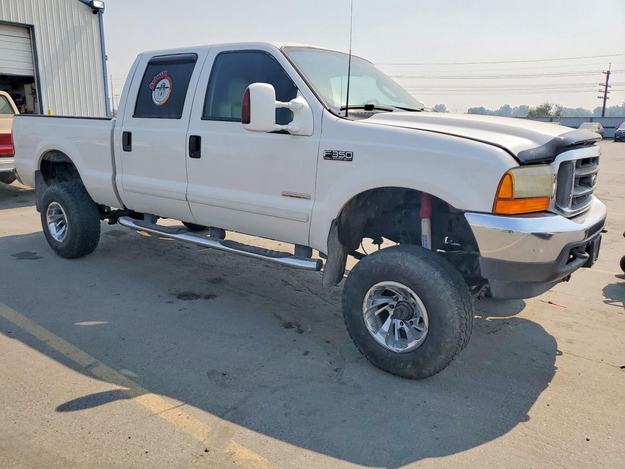 2003 Ford F350 Srw Super Duty White vin: 1FTSW31P53EB47992