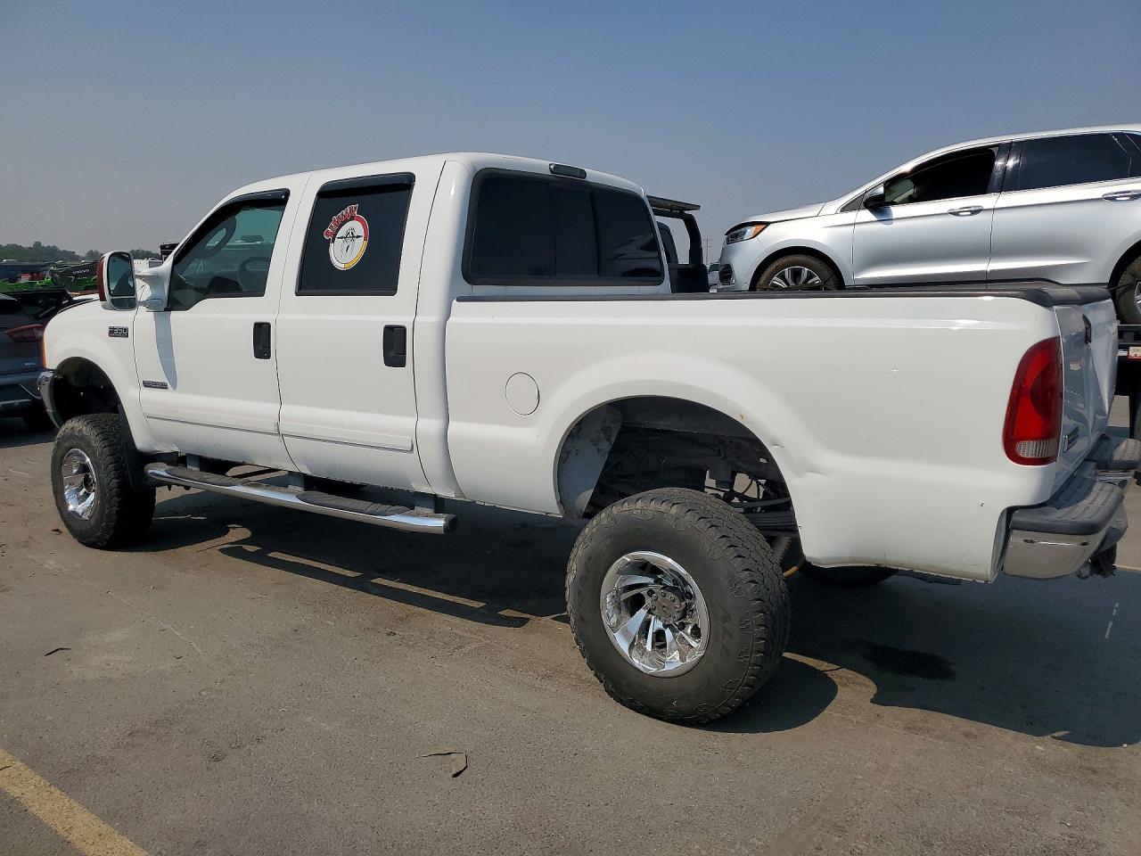2003 Ford F350 Srw Super Duty White vin: 1FTSW31P53EB47992