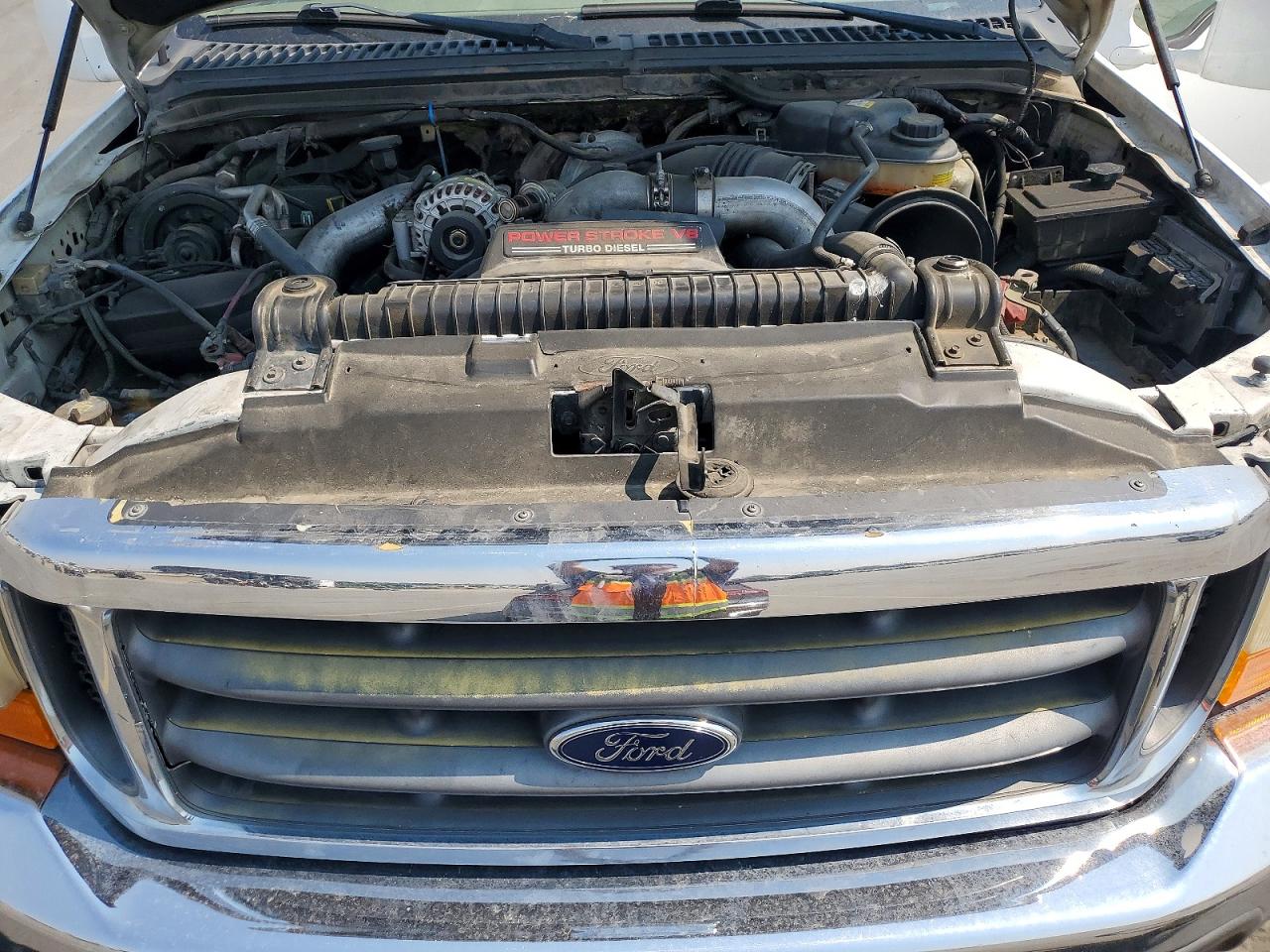 2003 Ford F350 Srw Super Duty White vin: 1FTSW31P53EB47992