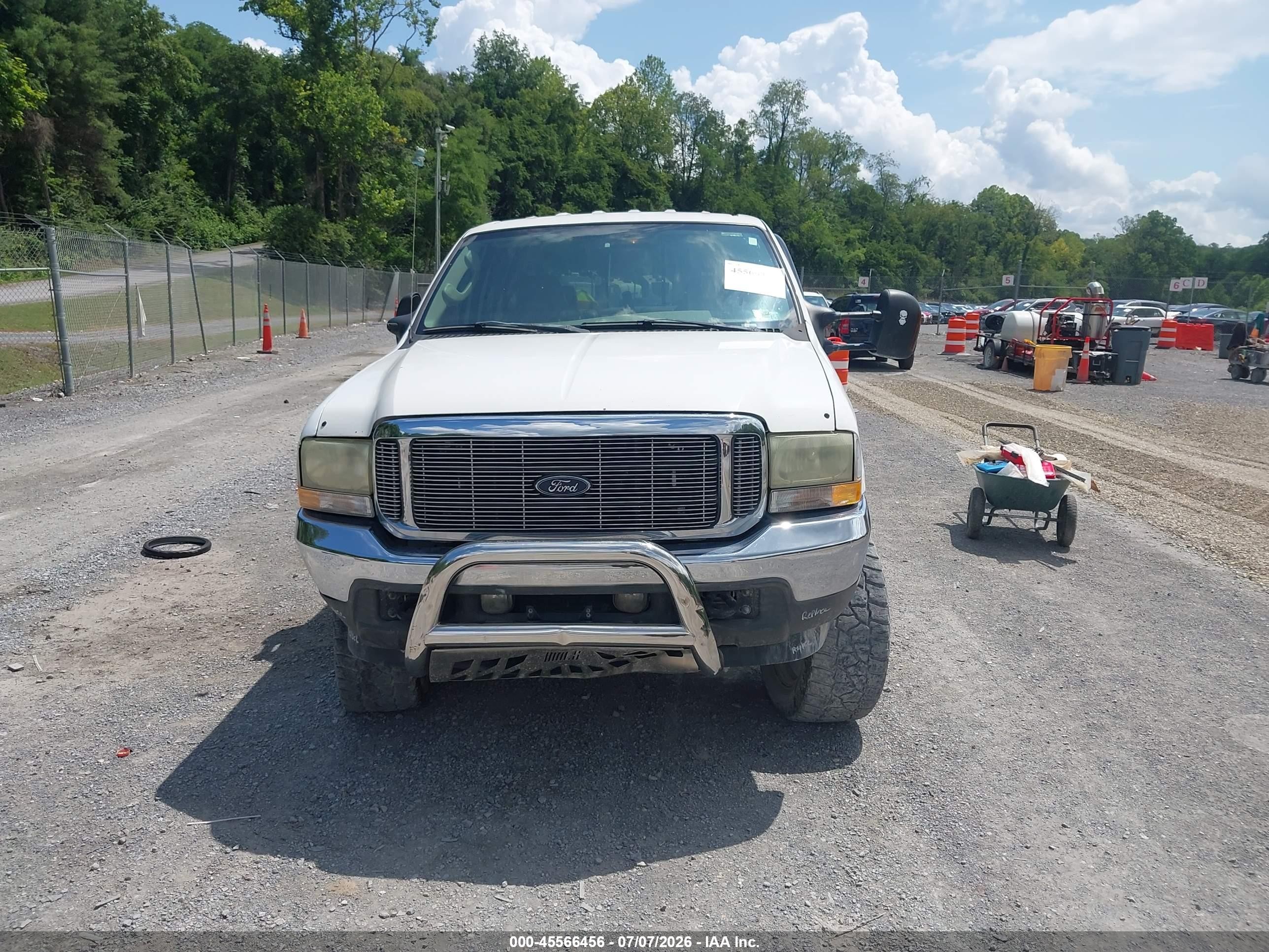 2004 Ford F-350 Lariat/xl/xlt White vin: 1FTSW31P54EA32097