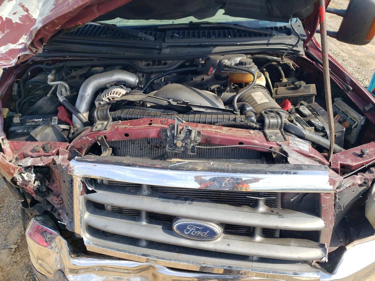 2004 Ford F350 Srw Super Duty Бордовый vin: 1FTSW31P54EA85771
