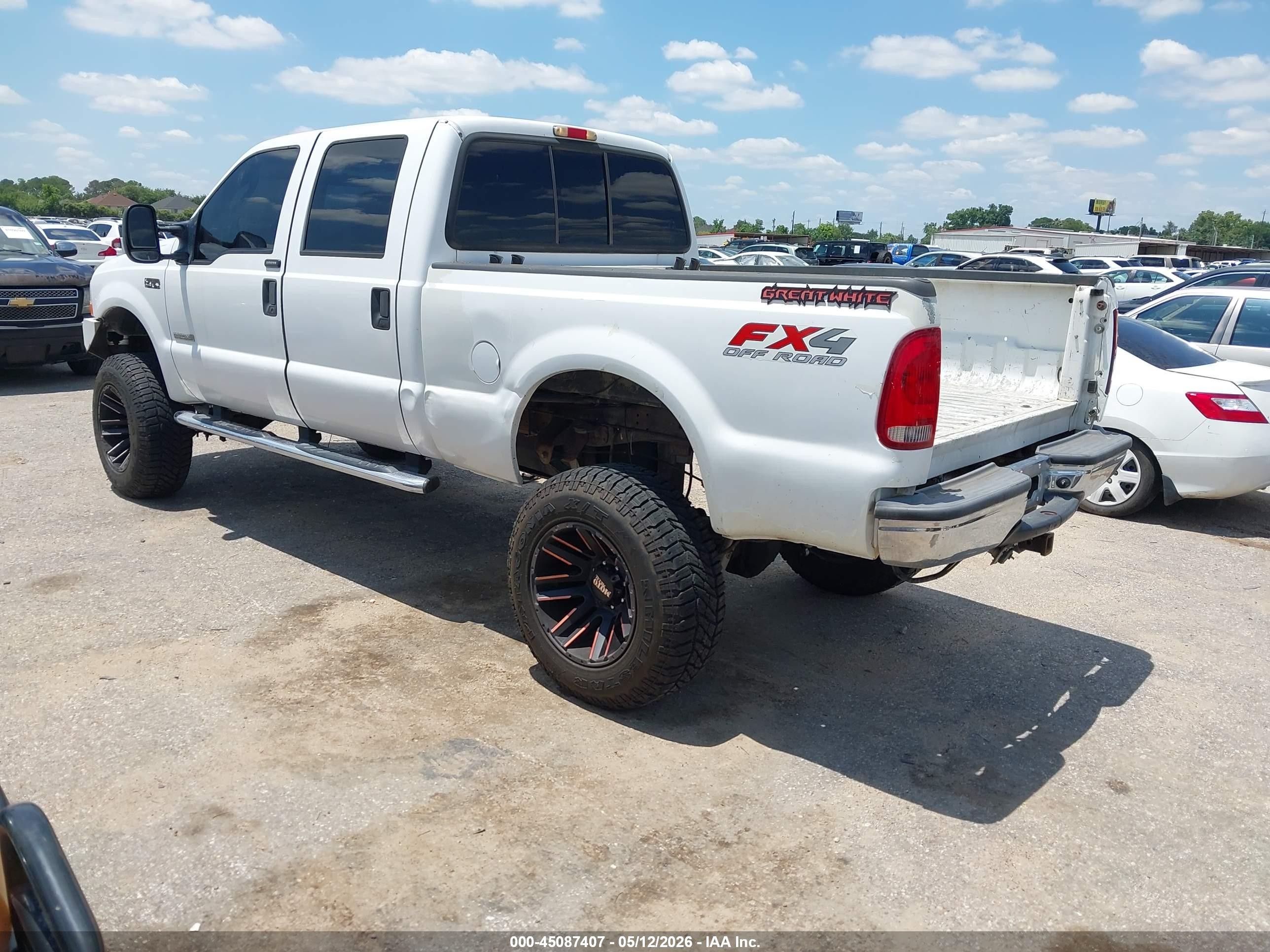 2004 Ford F-350 Lariat/xl/xlt Белый vin: 1FTSW31P74EA17620