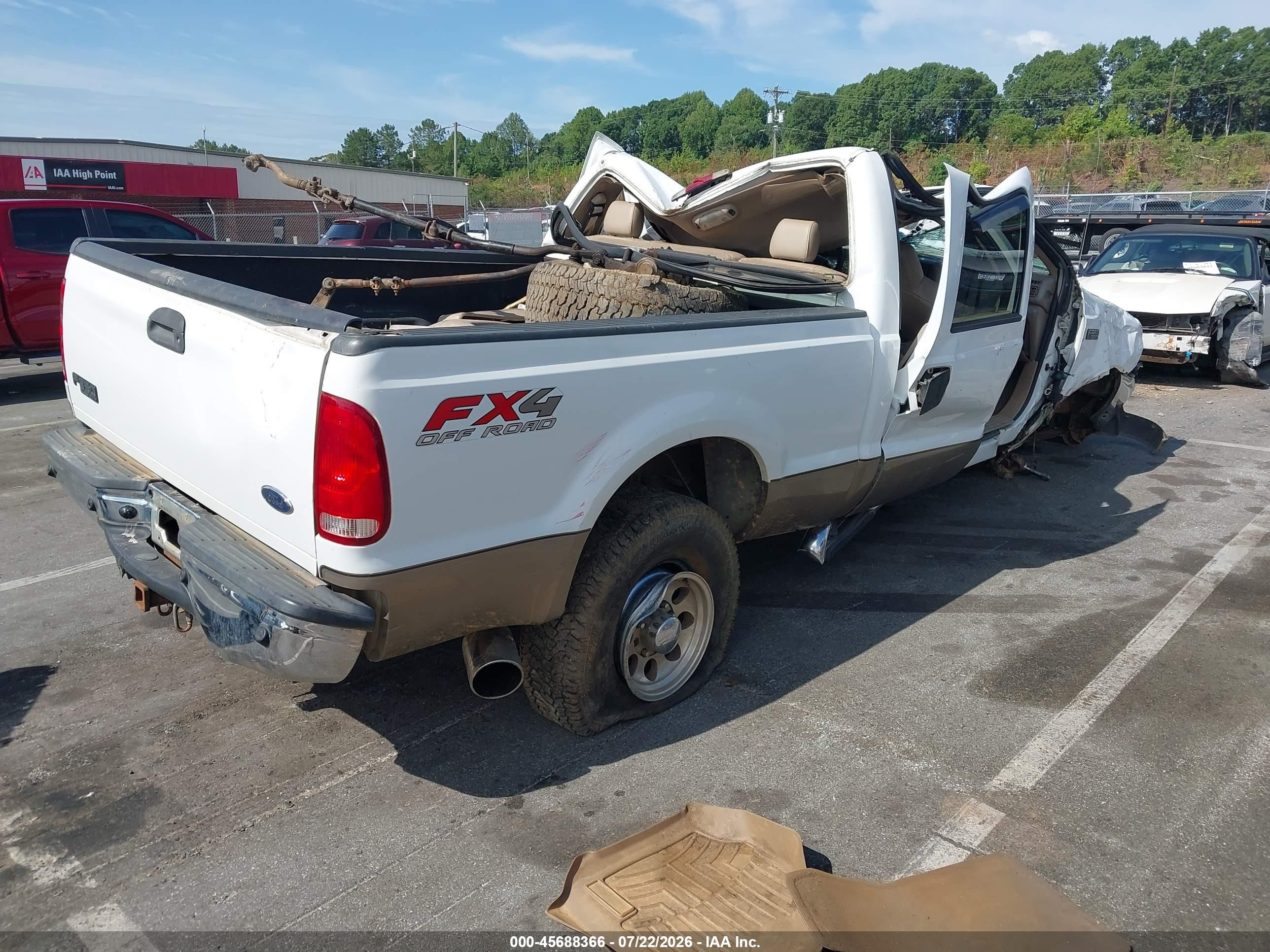 2004 Ford F-350 Белый vin: 1FTSW31P74EB15420