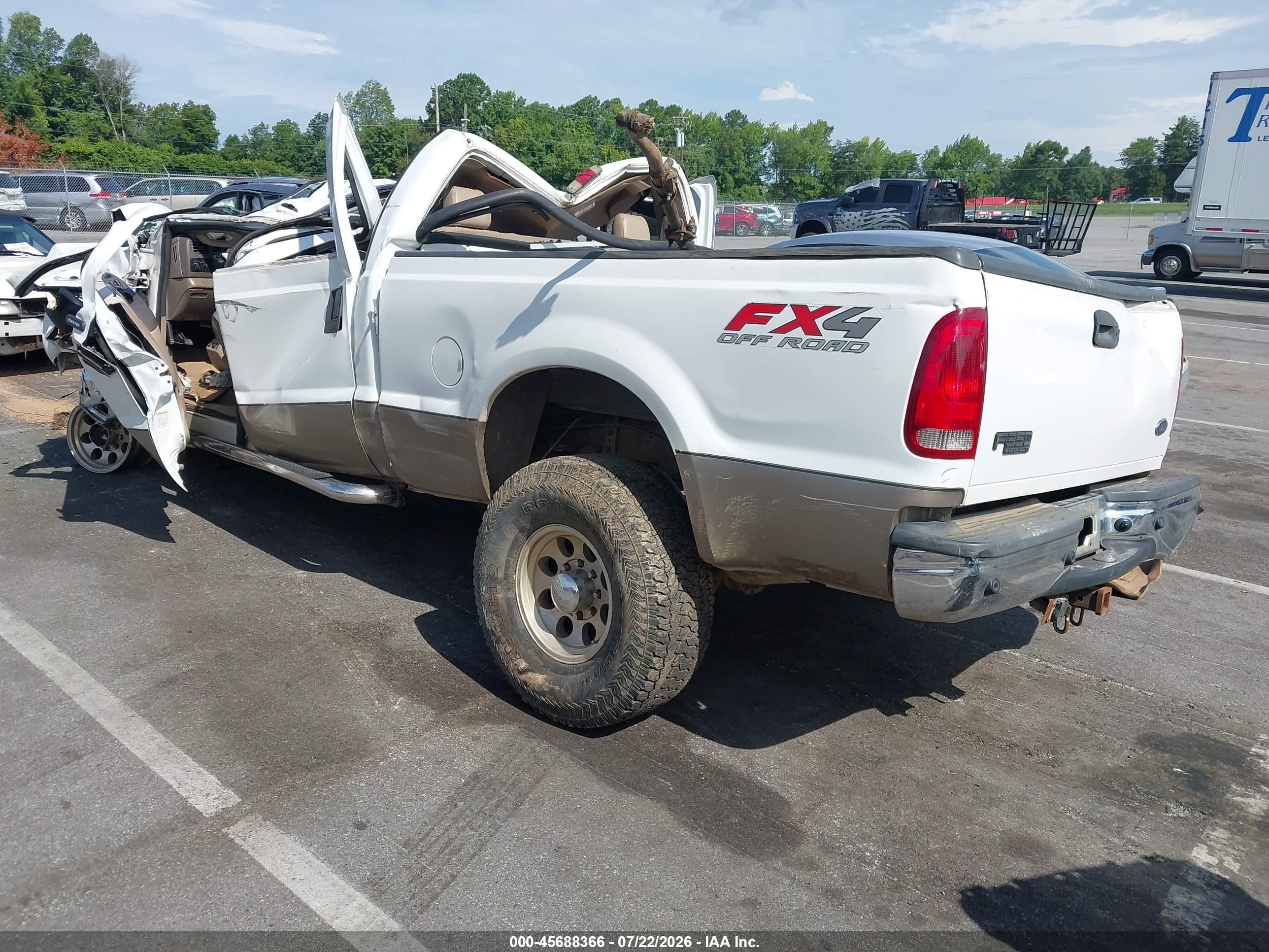 2004 Ford F-350 Белый vin: 1FTSW31P74EB15420