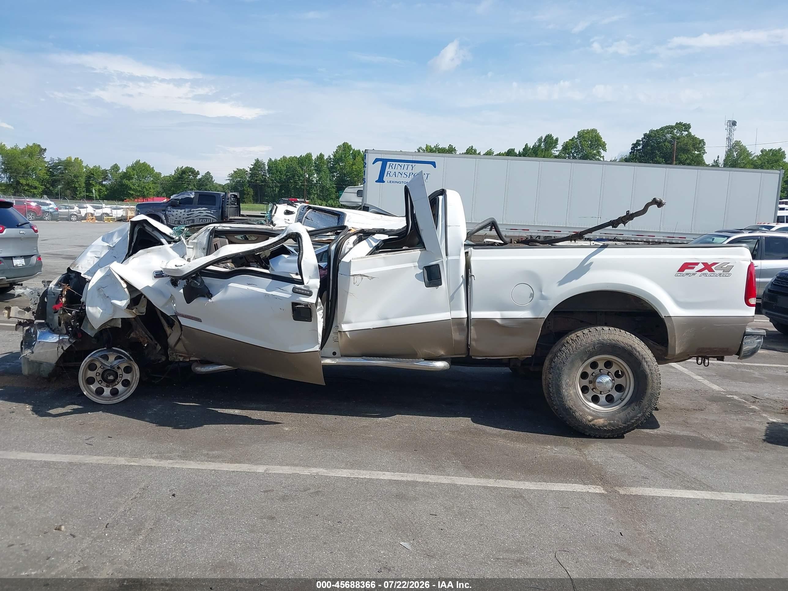 2004 Ford F-350 Белый vin: 1FTSW31P74EB15420