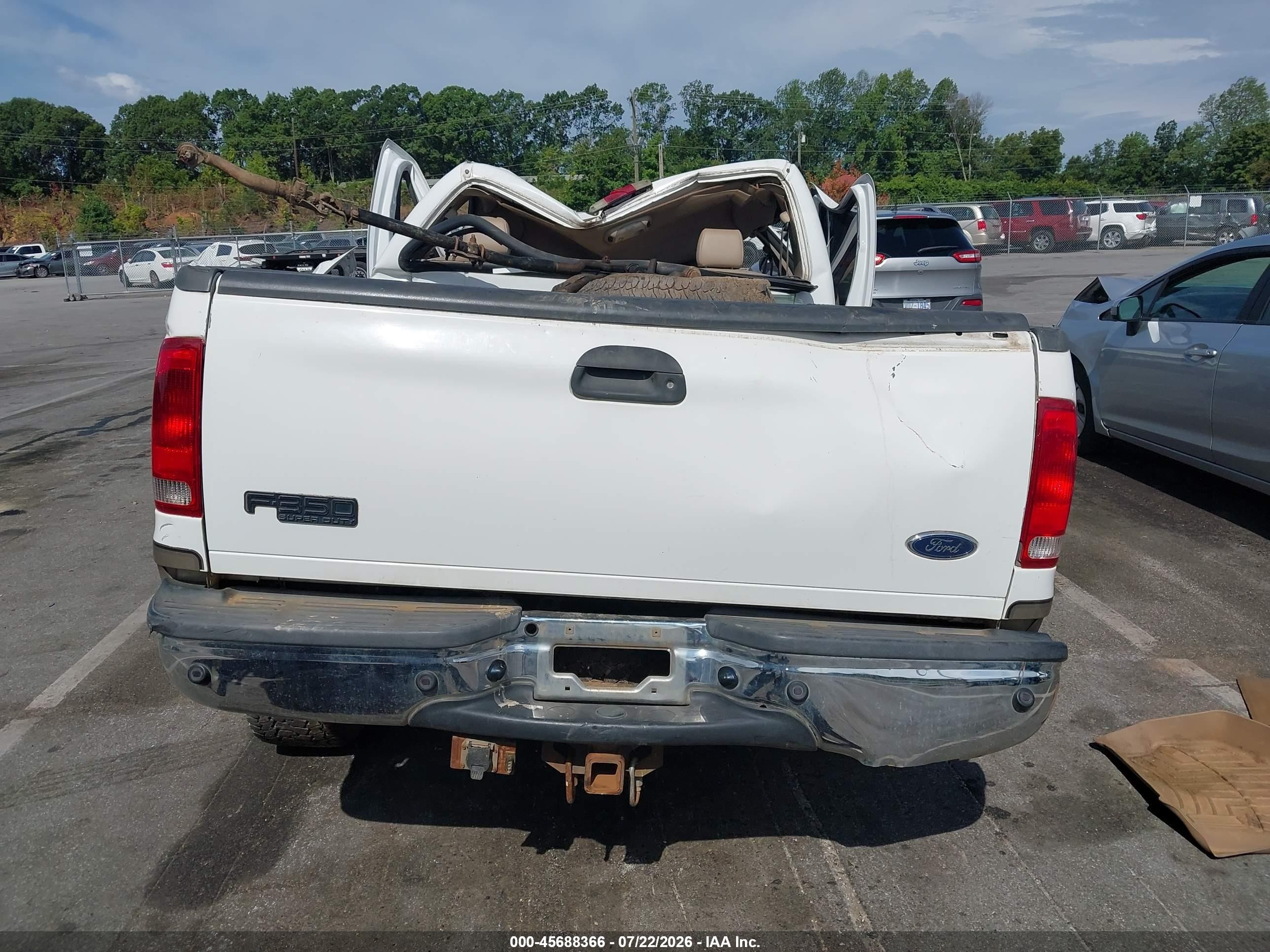 2004 Ford F-350 Белый vin: 1FTSW31P74EB15420