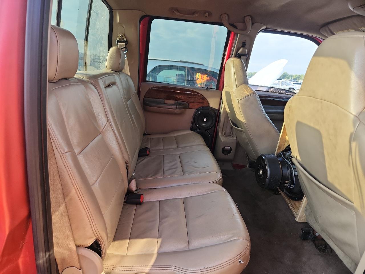 2004 Ford F350 Srw Super Duty Red vin: 1FTSW31P74ED00728