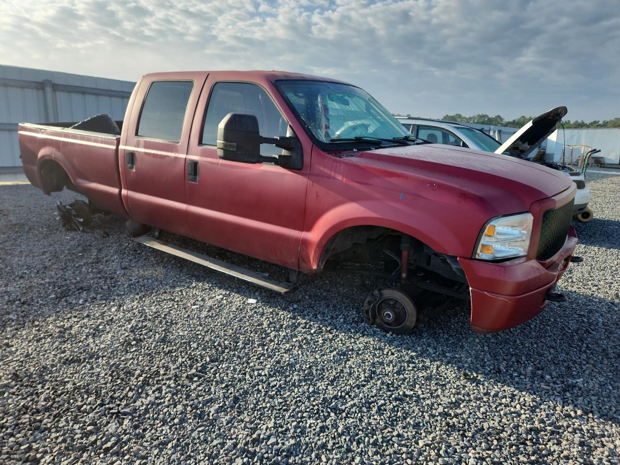 2004 Ford F350 Srw Super Duty Red vin: 1FTSW31P74ED00728