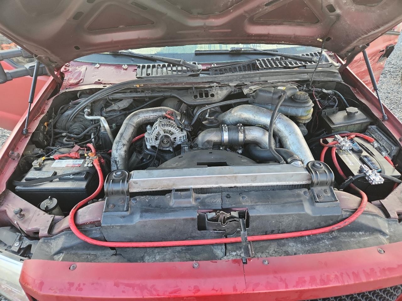 2004 Ford F350 Srw Super Duty Red vin: 1FTSW31P74ED00728