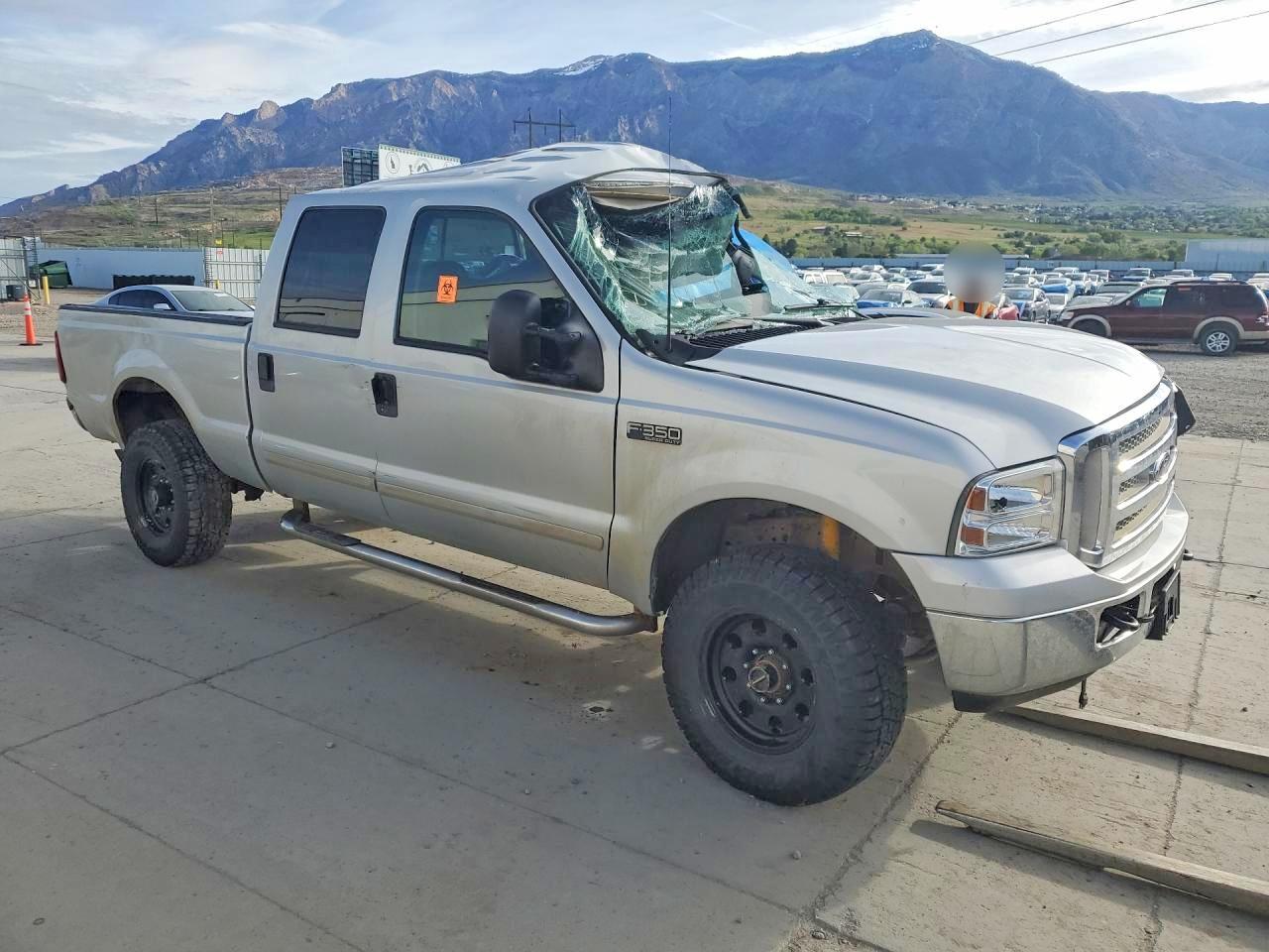 2003 Ford F350 Srw Super Duty Silver vin: 1FTSW31P83EB54760