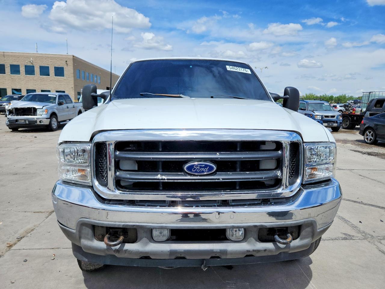 2003 Ford F350 Srw Super Duty White vin: 1FTSW31P83ED03913