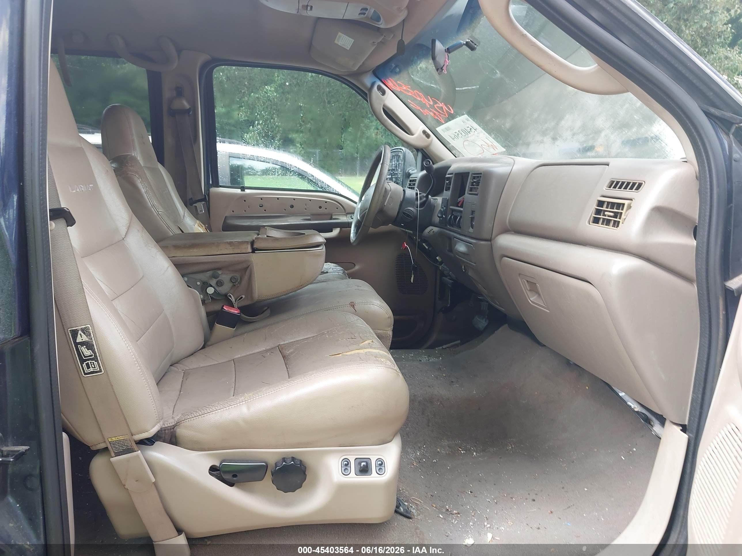2003 Ford F-350 Lariat/xl/xlt Black vin: 1FTSW31P83ED46115