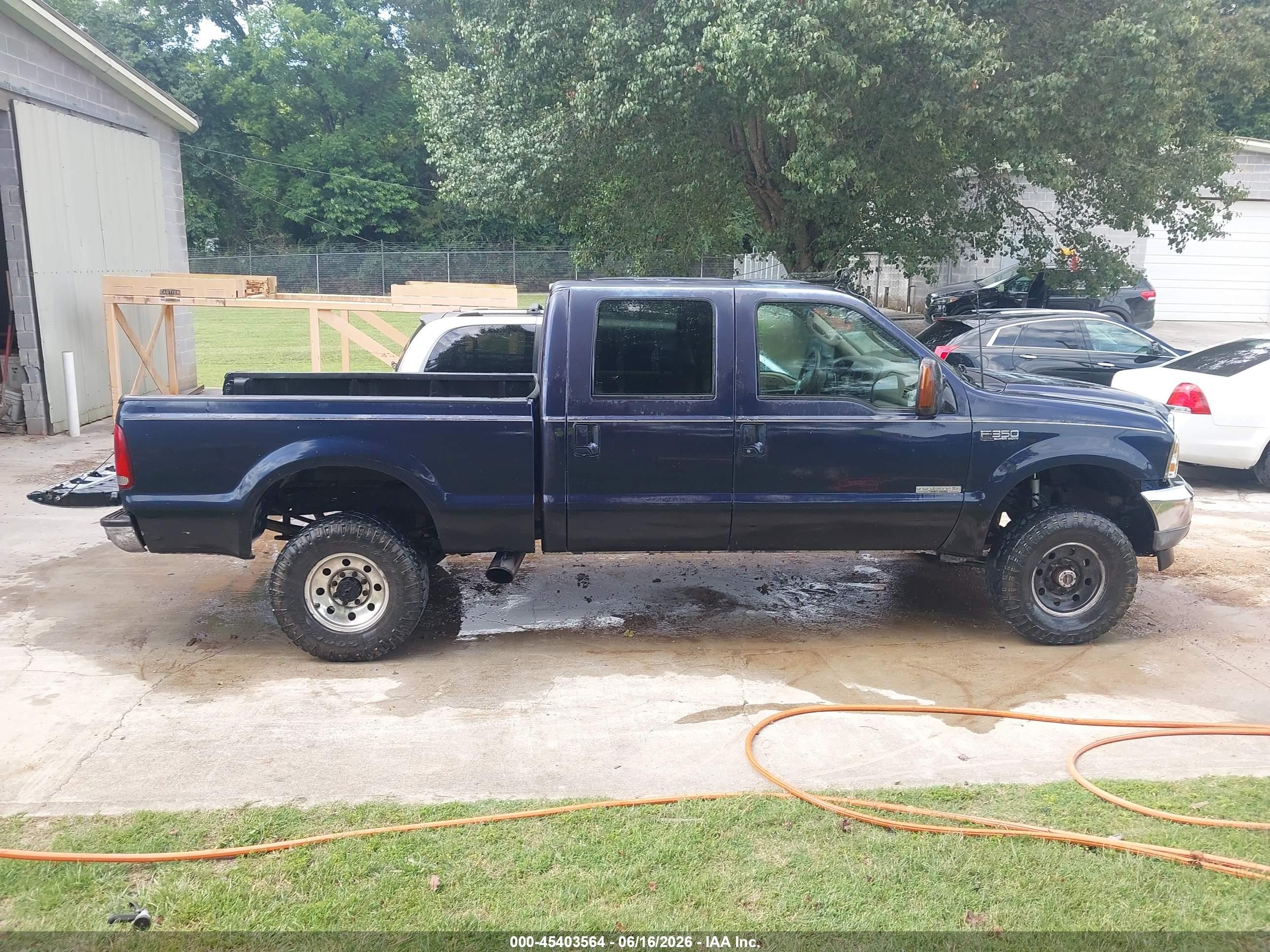 2003 Ford F-350 Lariat/xl/xlt Black vin: 1FTSW31P83ED46115