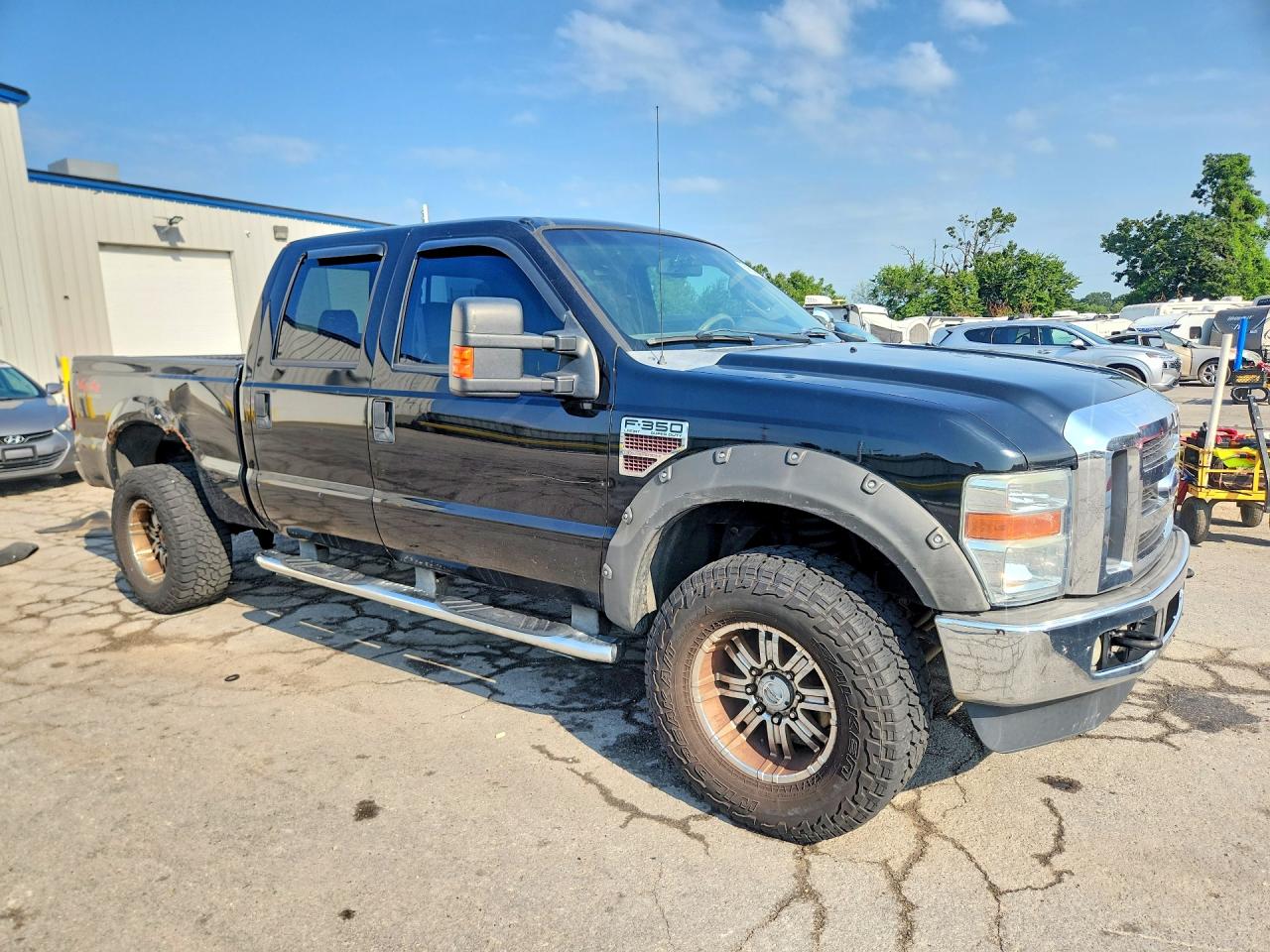 2008 Ford F350 Srw Super Duty Black vin: 1FTSW31R78EA30438