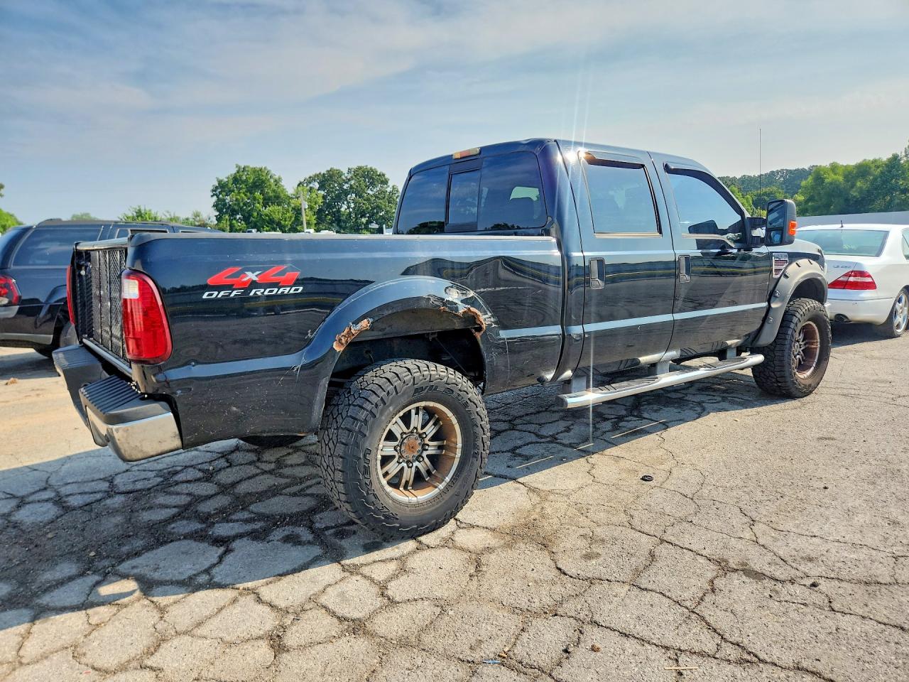 2008 Ford F350 Srw Super Duty Black vin: 1FTSW31R78EA30438