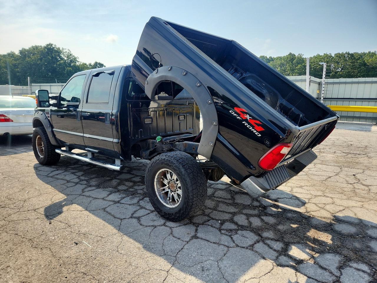 2008 Ford F350 Srw Super Duty Black vin: 1FTSW31R78EA30438