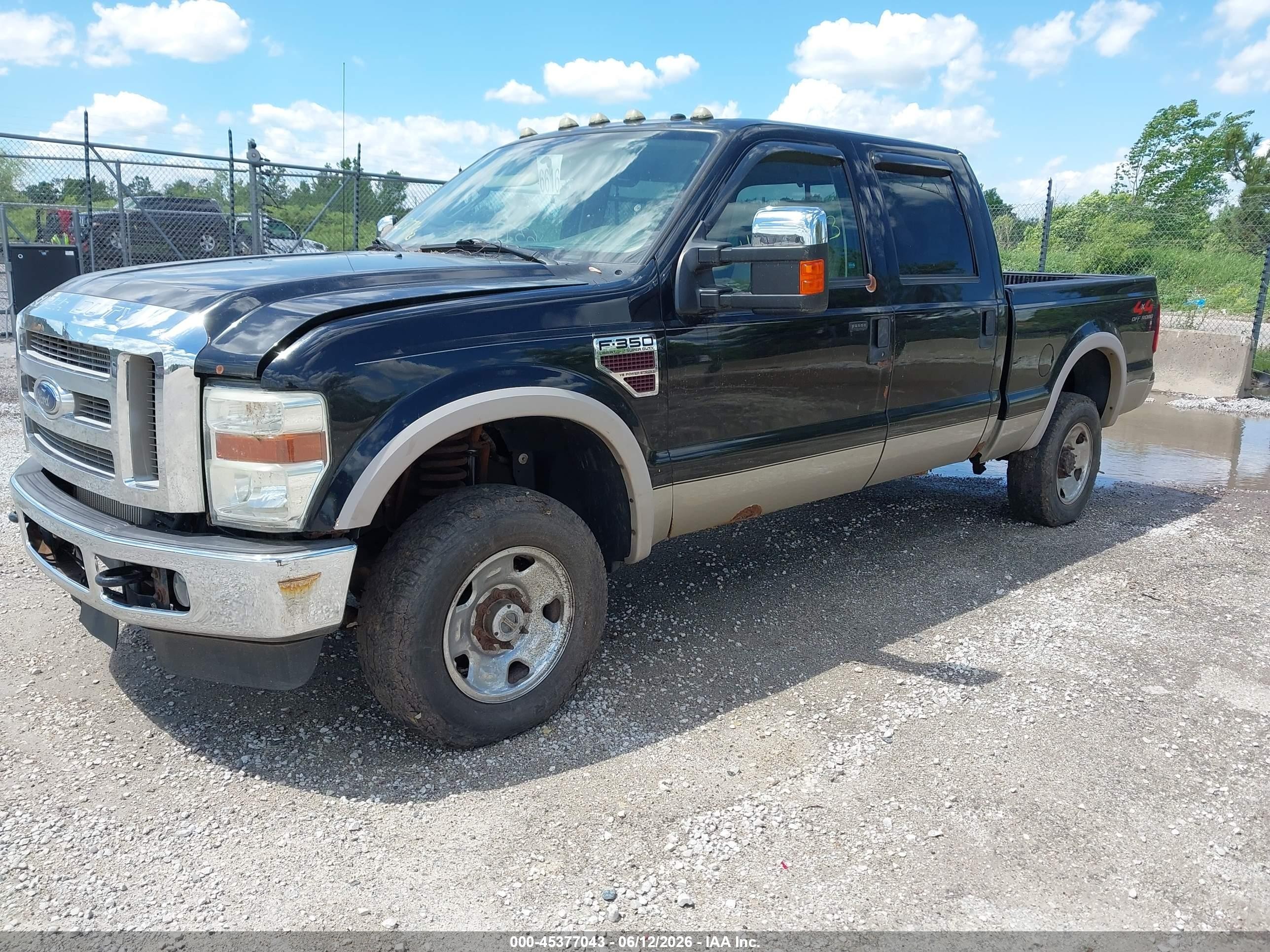 2008 Ford Super Duty F-350 Srw Fx4/harley-davidson/king Ranch/lariat/xl/xlt Black vin: 1FTSW31R88ED01362