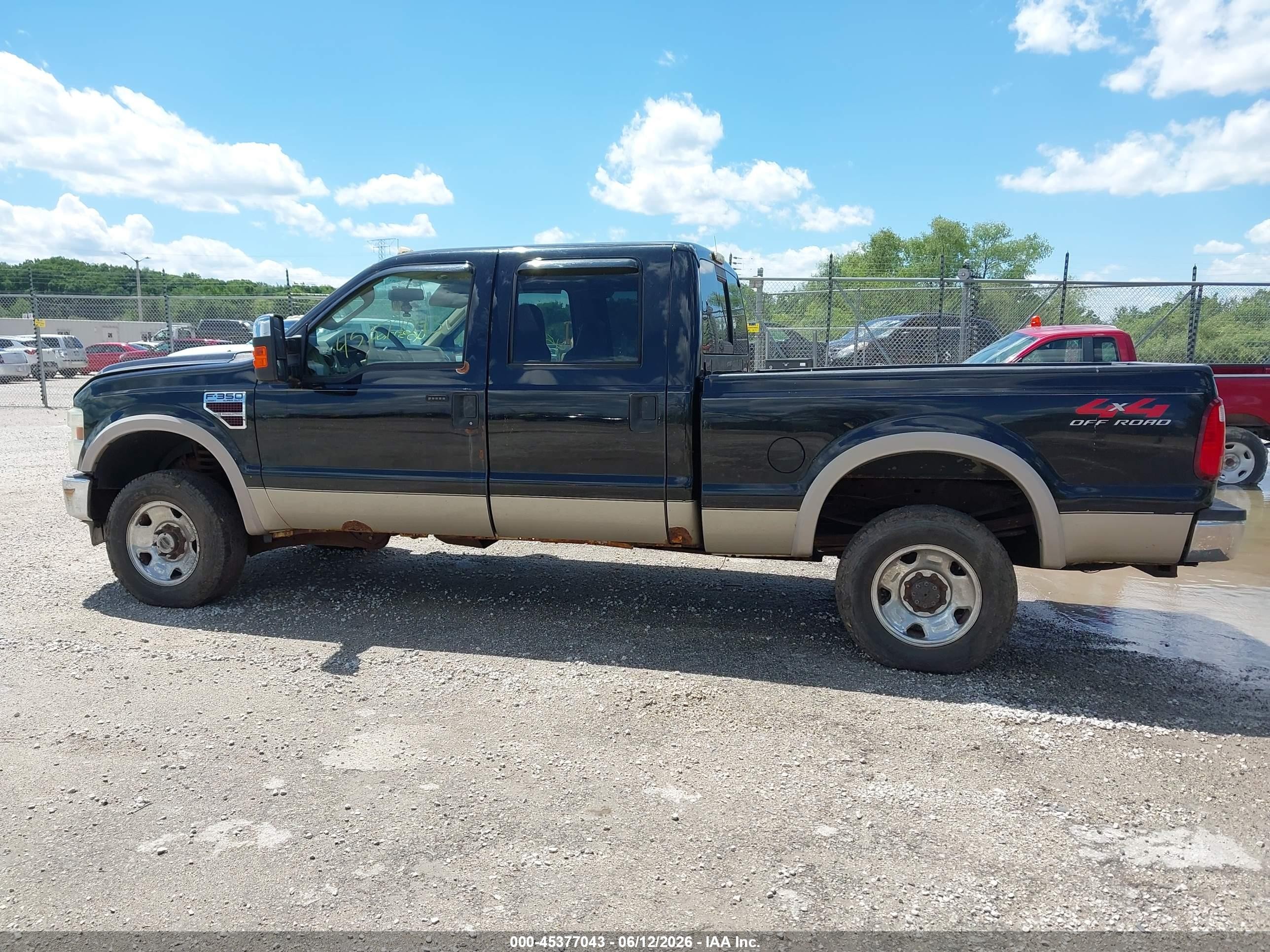 2008 Ford Super Duty F-350 Srw Fx4/harley-davidson/king Ranch/lariat/xl/xlt Black vin: 1FTSW31R88ED01362