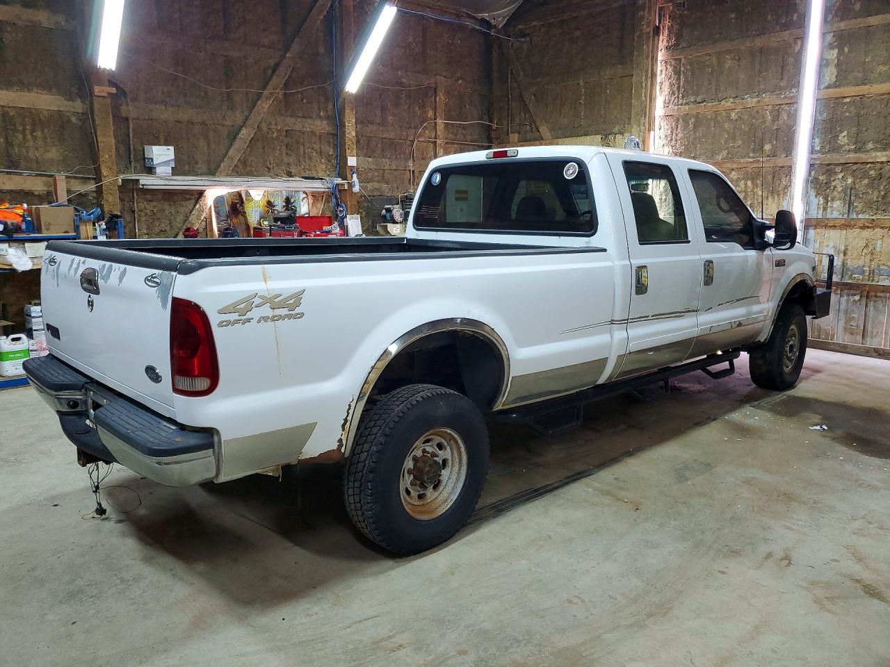 2002 Ford F350 Srw Super Duty White vin: 1FTSW31S42EA45876