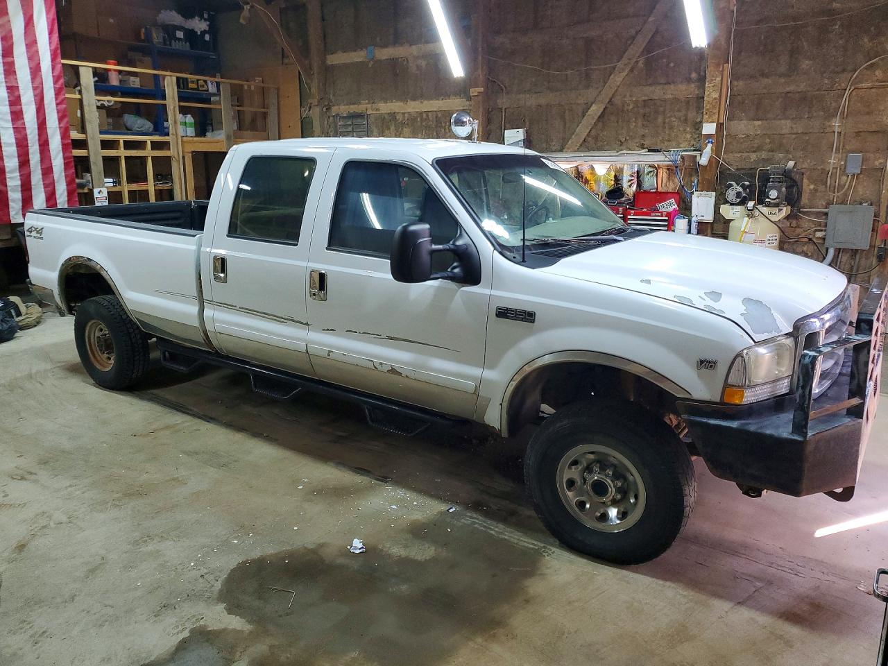 2002 Ford F350 Srw Super Duty White vin: 1FTSW31S42EA45876