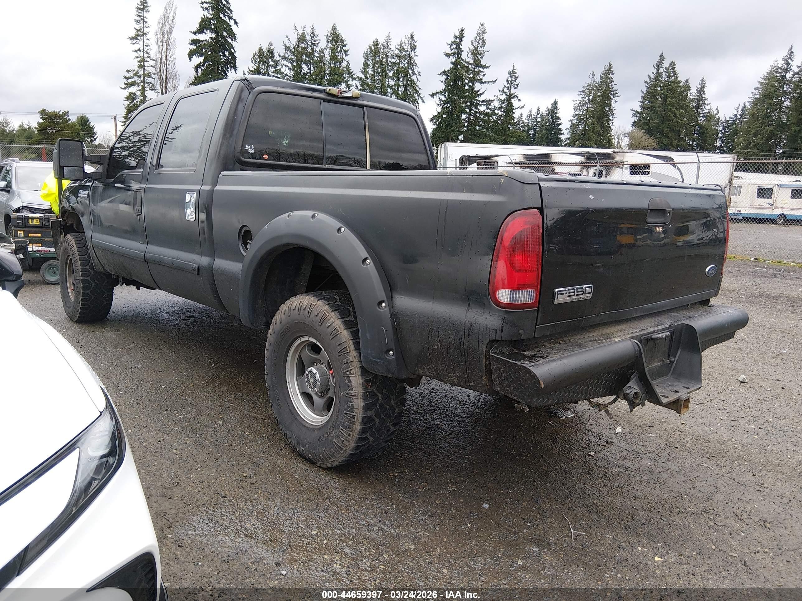 2001 Ford F-350 Lariat/xl/xlt Black vin: 1FTSW31S51EB82257
