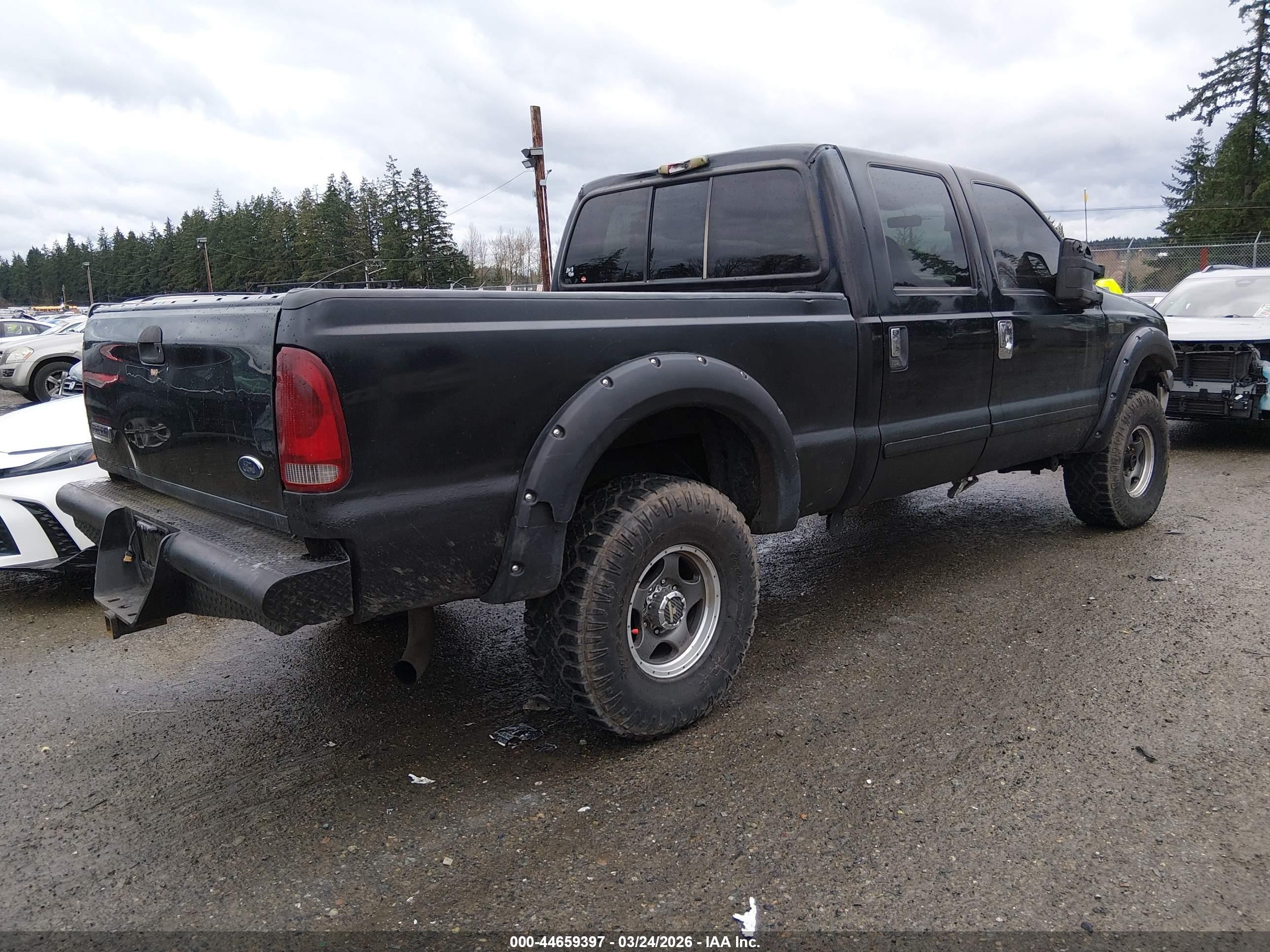 2001 Ford F-350 Lariat/xl/xlt Black vin: 1FTSW31S51EB82257