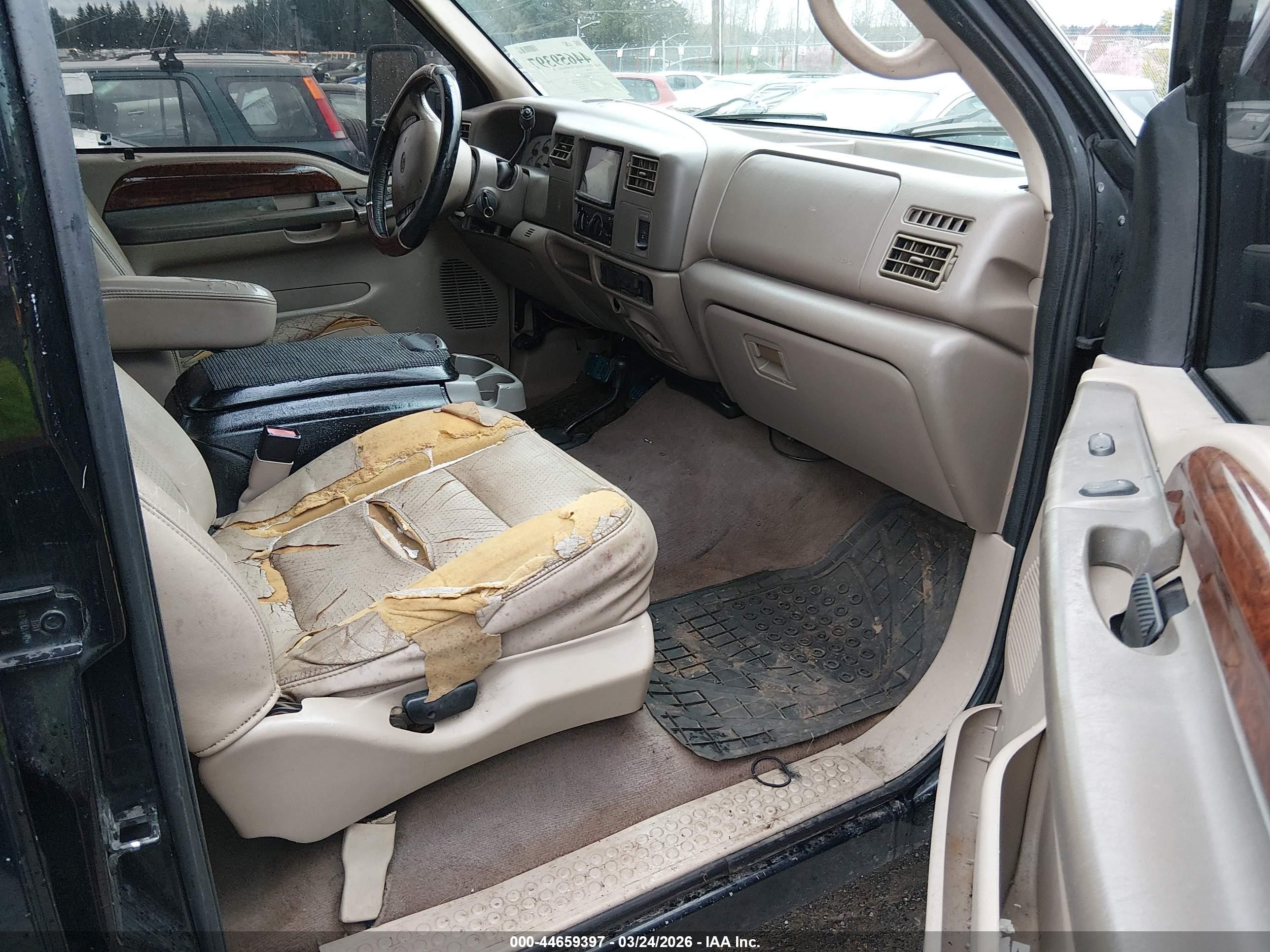 2001 Ford F-350 Lariat/xl/xlt Black vin: 1FTSW31S51EB82257