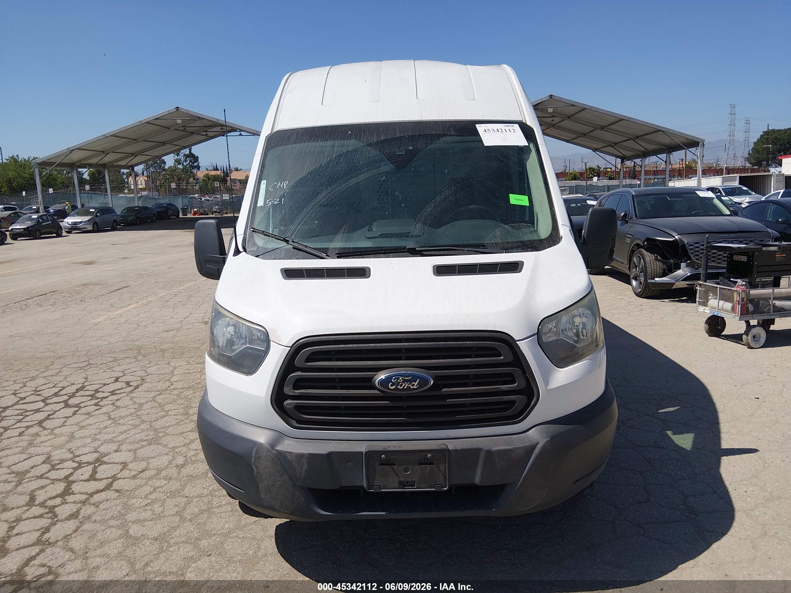 2015 Ford Transit-350   White vin: 1FTSW3XG2FKA84007