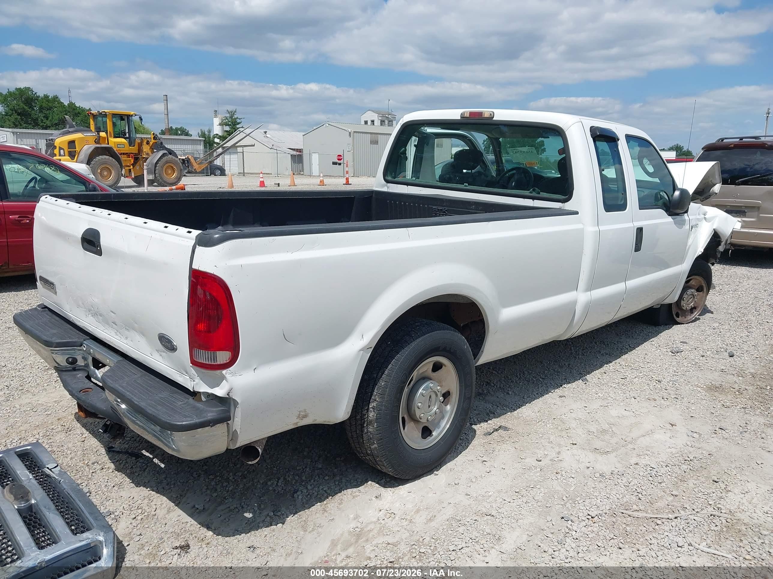 2006 Ford F-250 Lariat/xl/xlt White vin: 1FTSX20516EC33196