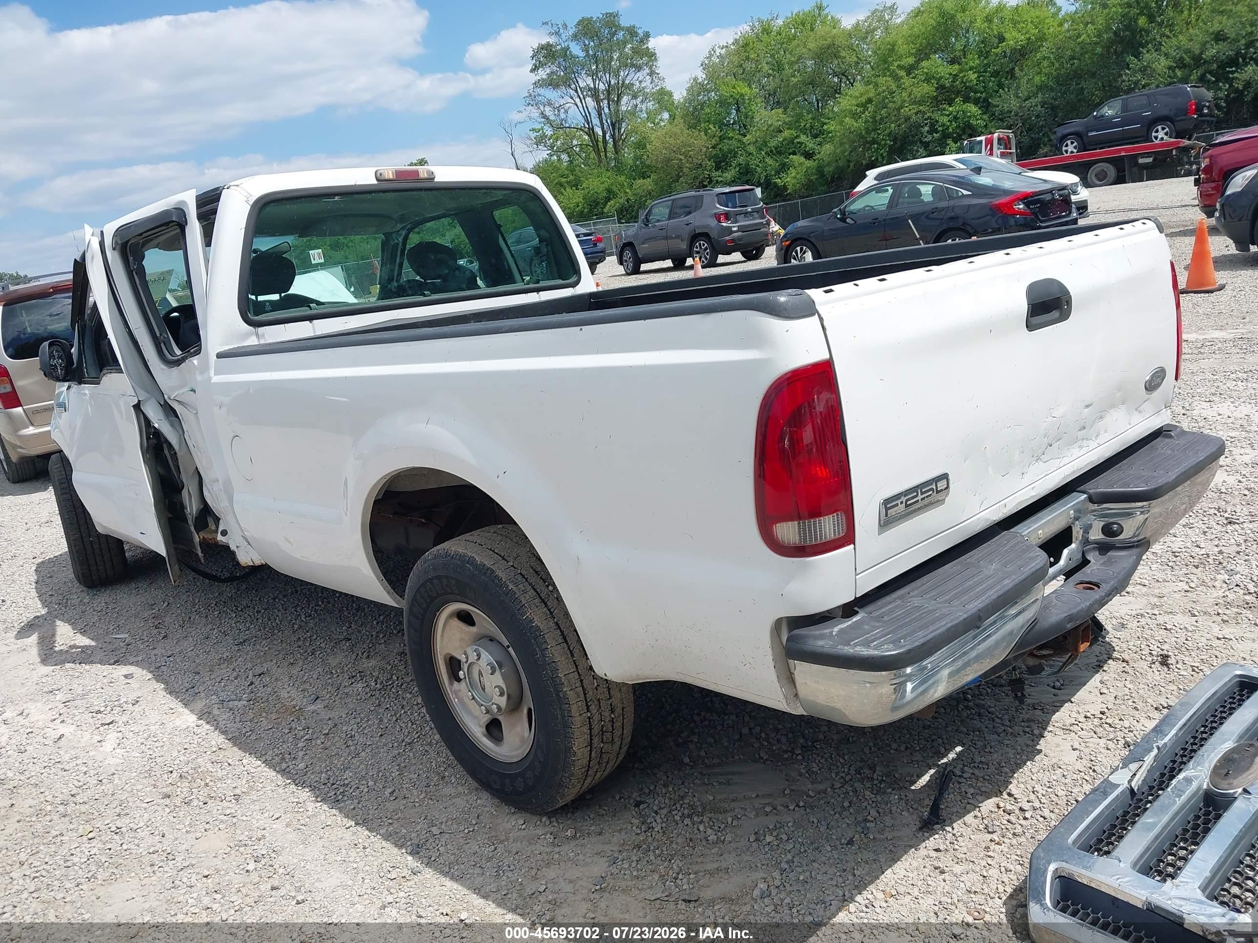 2006 Ford F-250 Lariat/xl/xlt White vin: 1FTSX20516EC33196