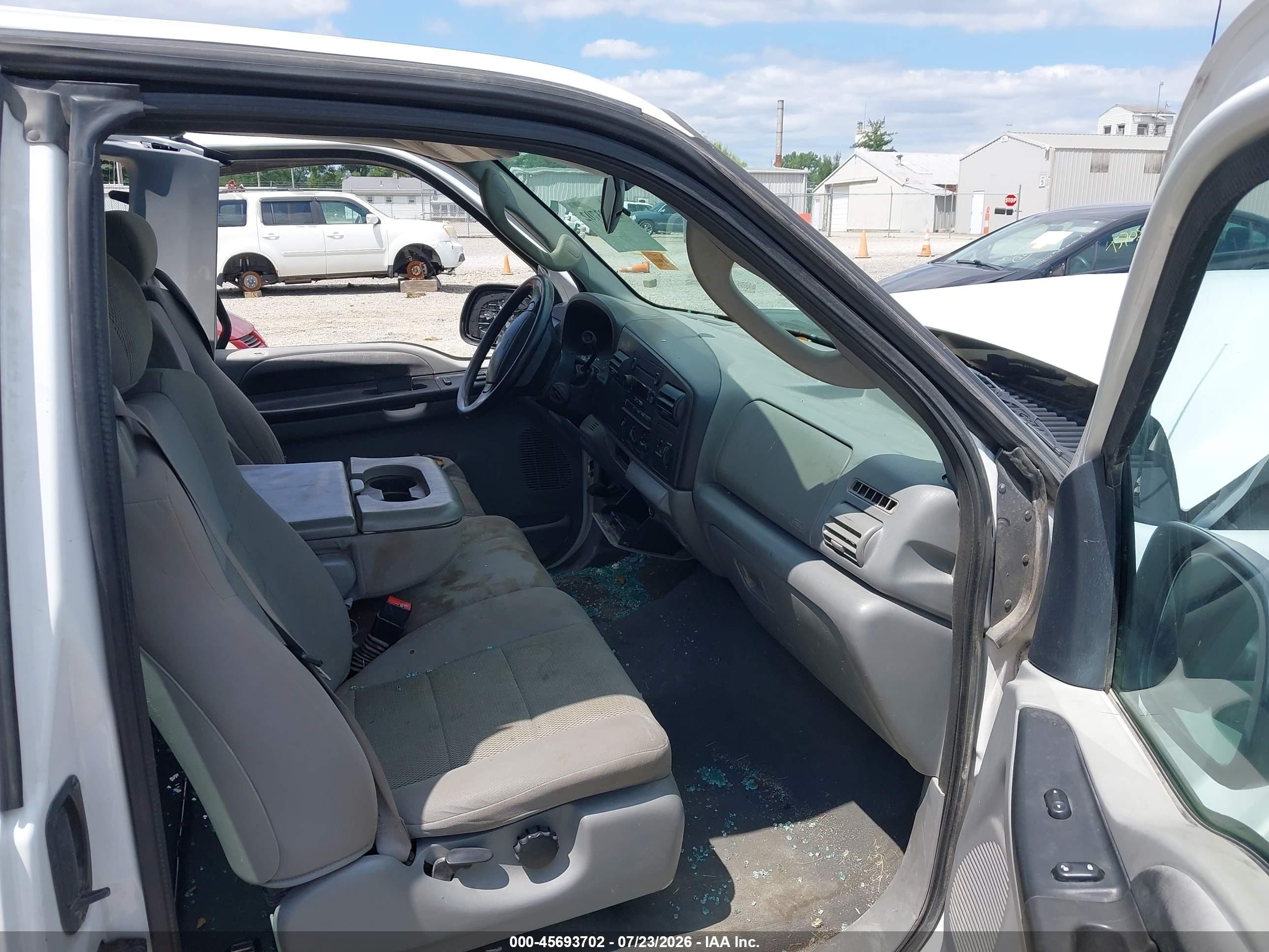 2006 Ford F-250 Lariat/xl/xlt White vin: 1FTSX20516EC33196