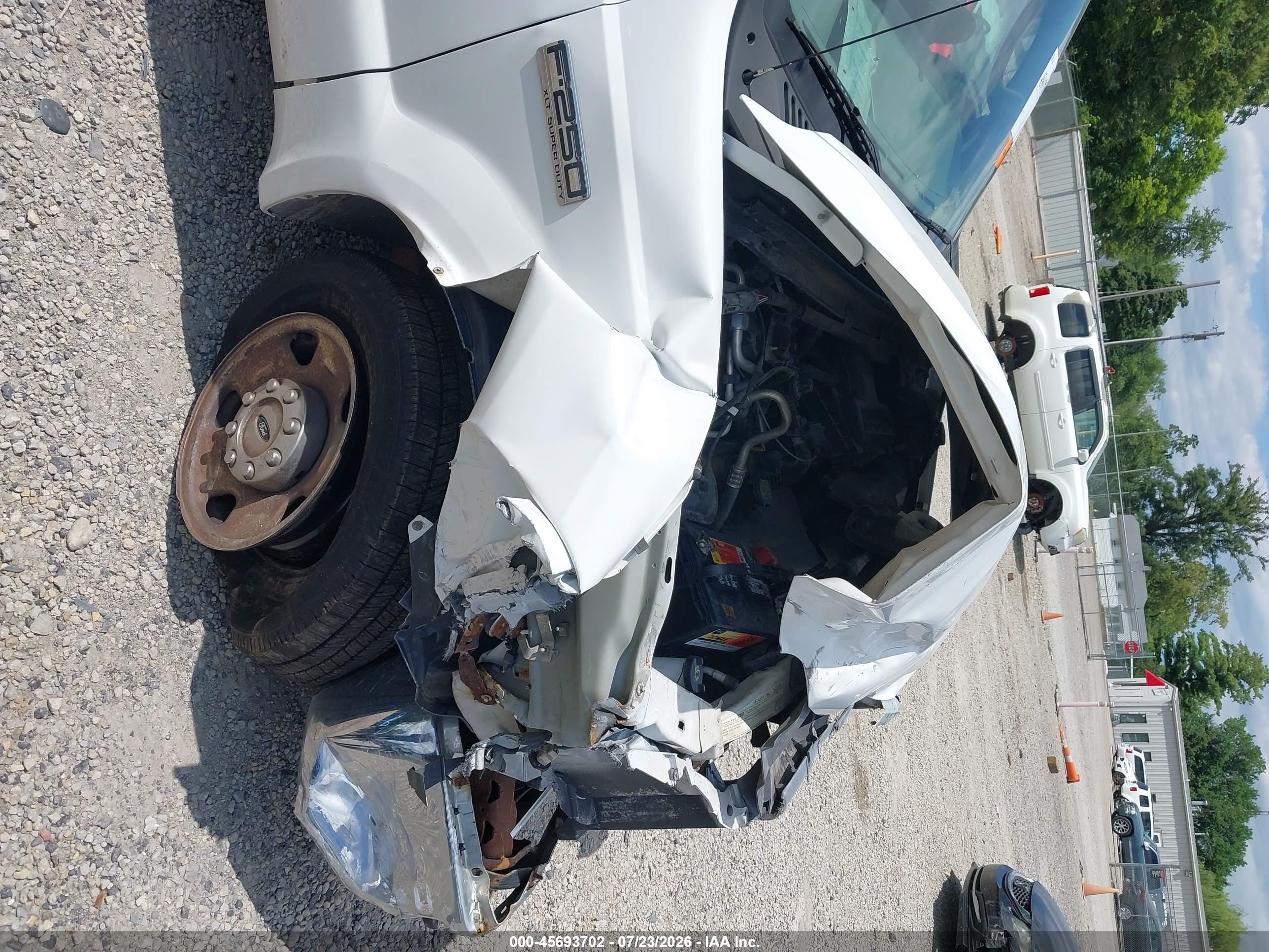 2006 Ford F-250 Lariat/xl/xlt White vin: 1FTSX20516EC33196