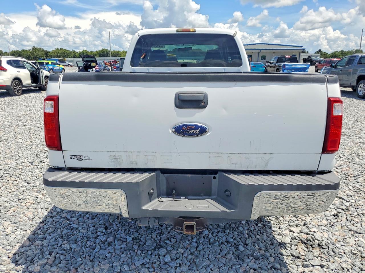 2008 Ford F250 Super Duty White vin: 1FTSX20518EC48882
