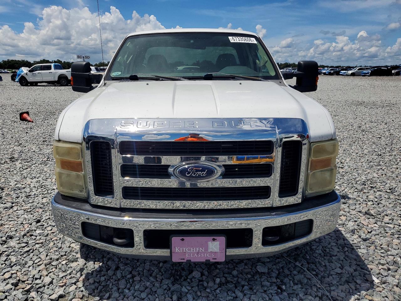 2008 Ford F250 Super Duty White vin: 1FTSX20518EC48882