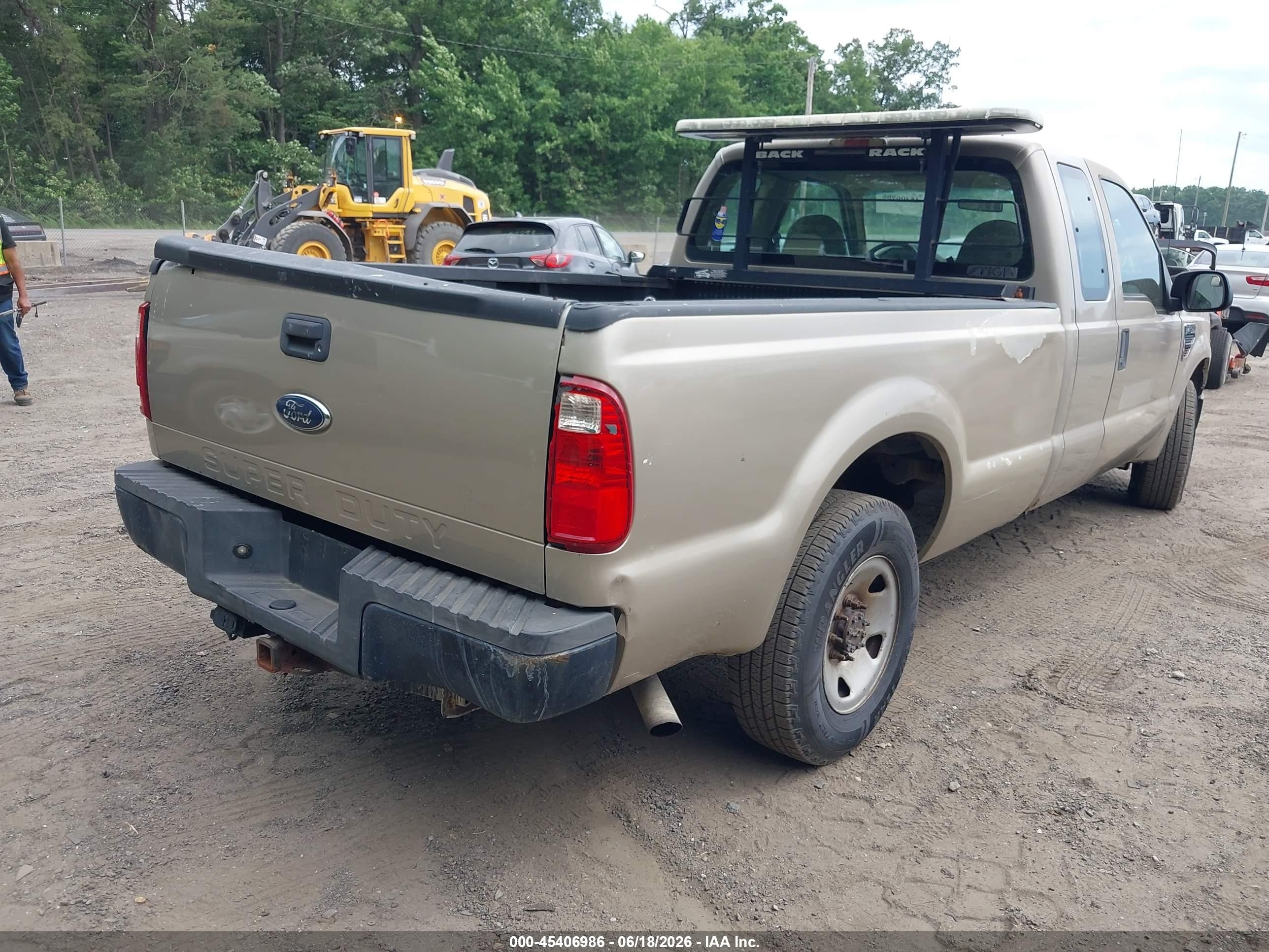 2008 Ford F-250 Lariat/xl/xlt Золотой vin: 1FTSX20528EE22085