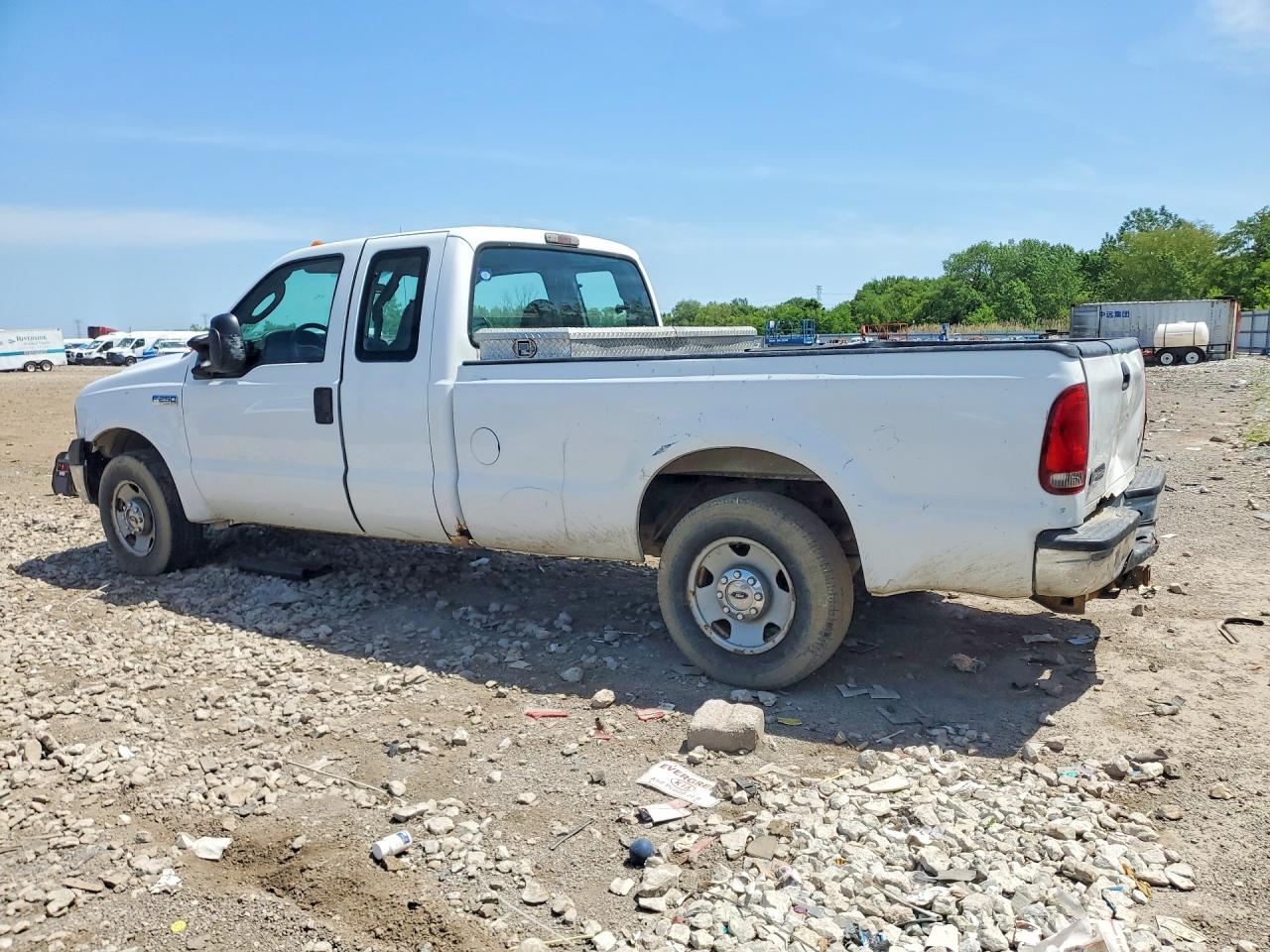 2007 Ford F250 Super Duty White vin: 1FTSX20537EA04987
