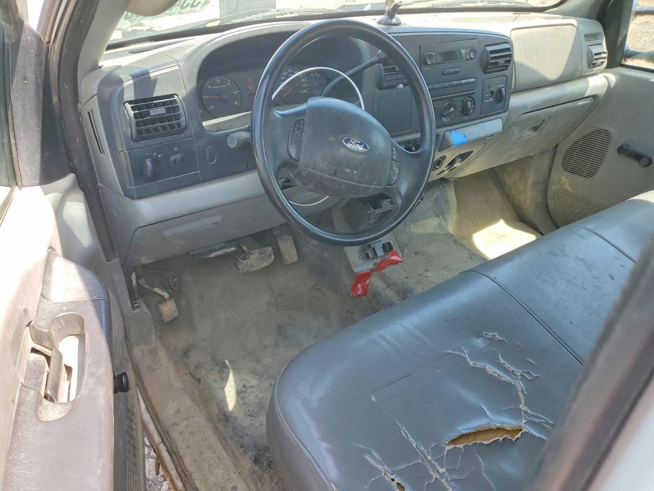2007 Ford F250 Super Duty White vin: 1FTSX20537EA04987